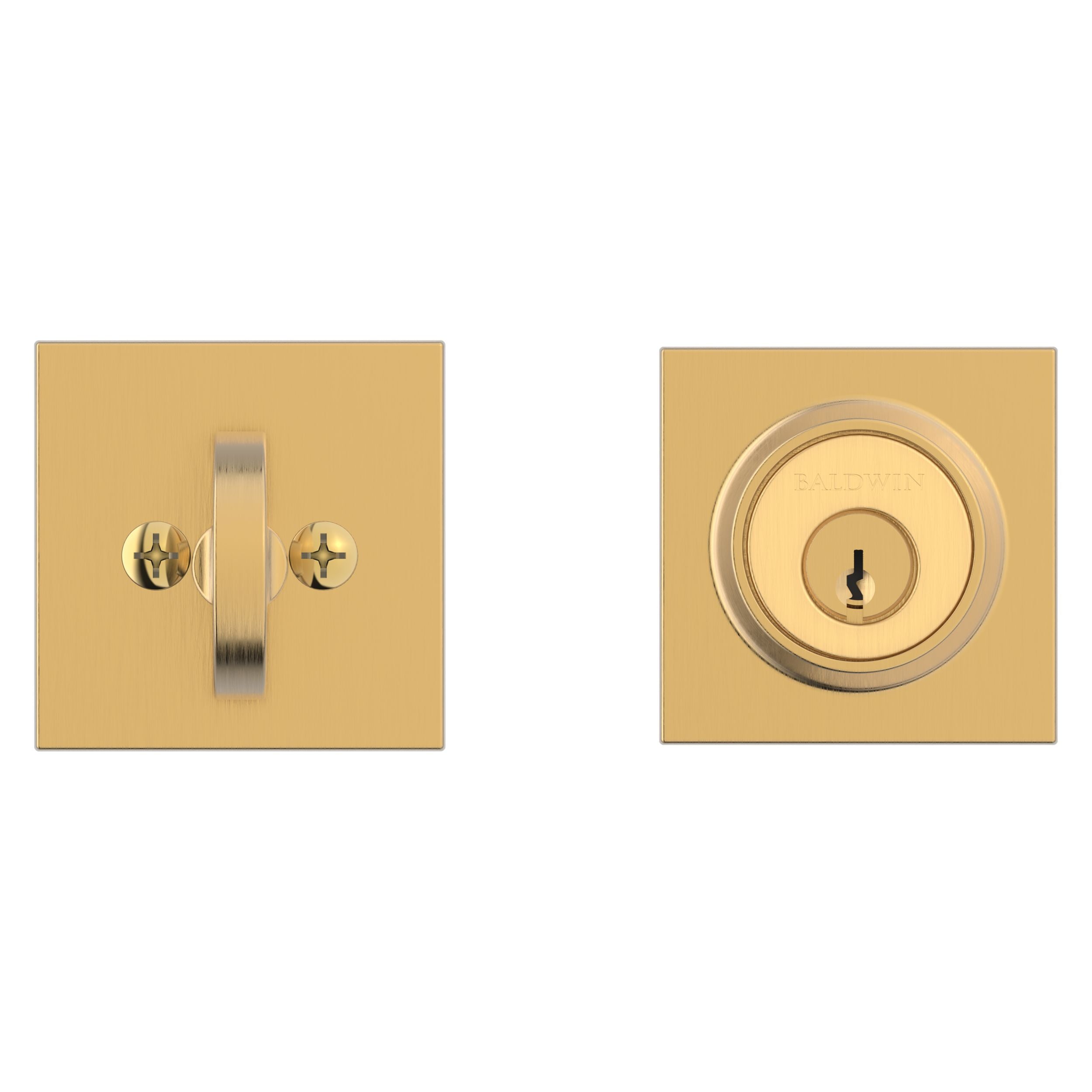 satin brass door knob