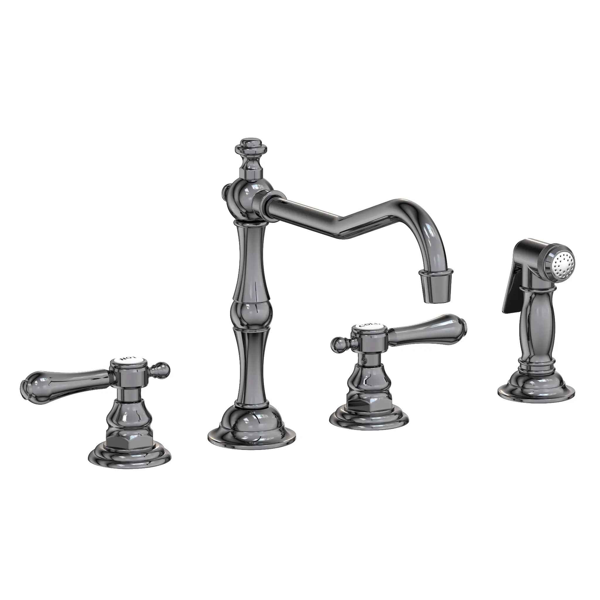 Newport Brass Chesterfield Kitchen Faucet with Side Spray by Newport Brass