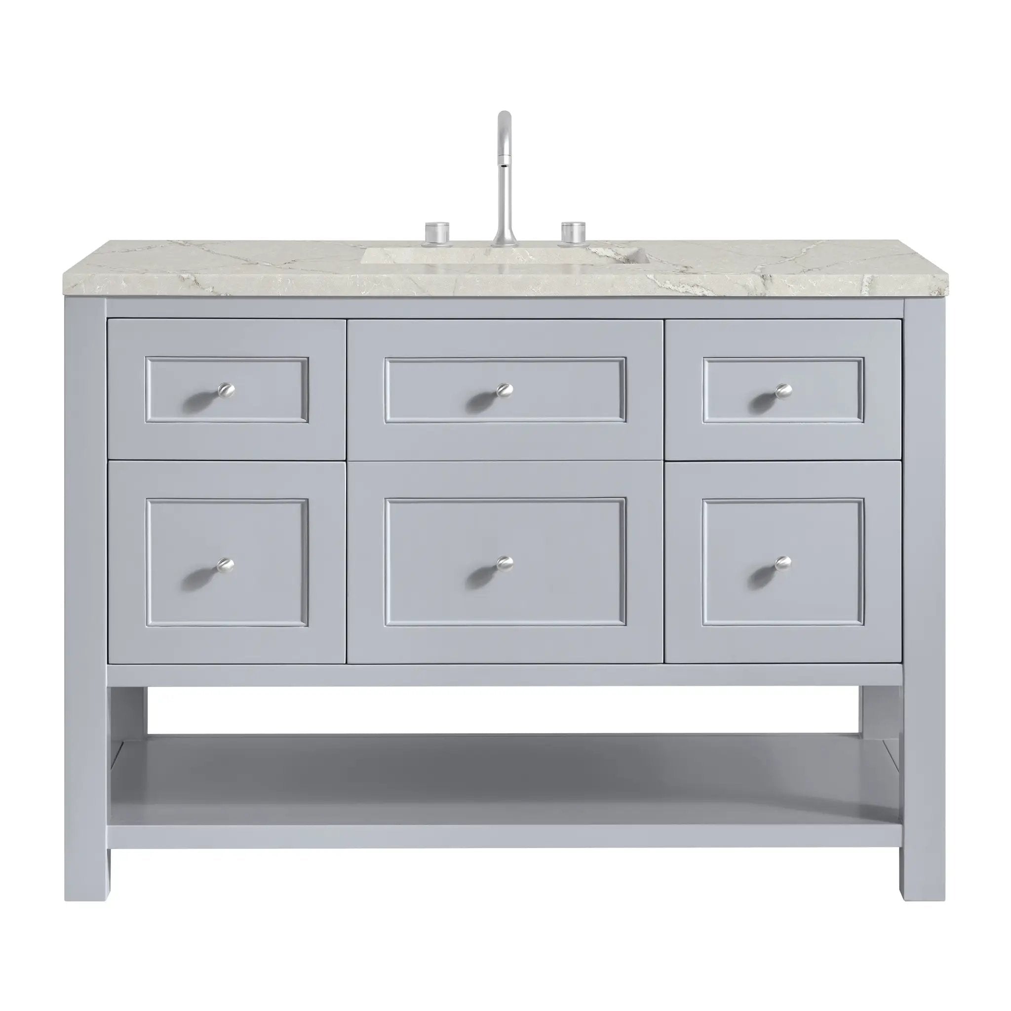 James Martin Breckenridge 48" Single Vanity Set - Serenity Blue by James Martin Vanities