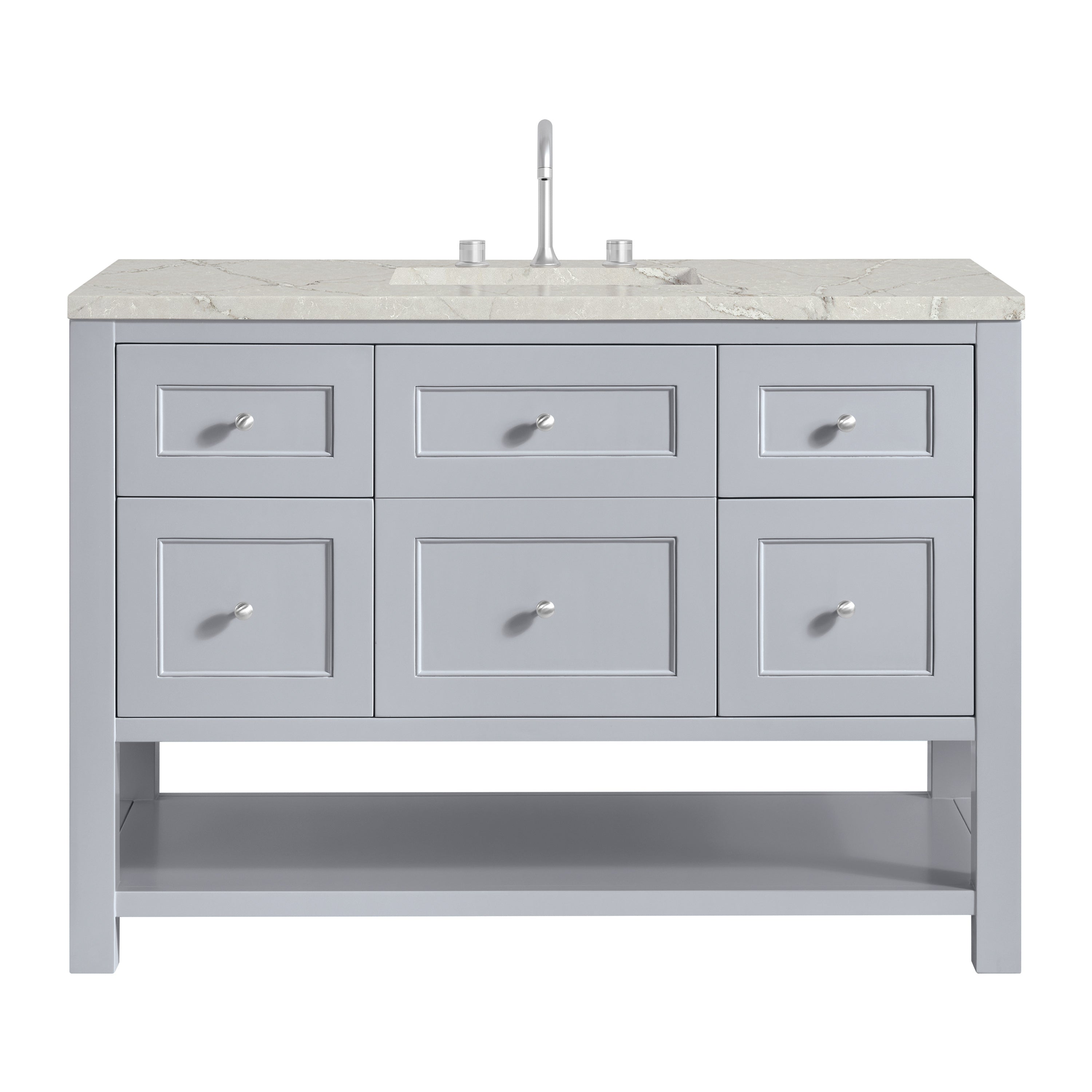 James Martin Vanities Breckenridge 48" Single Vanity - Serenity Blue