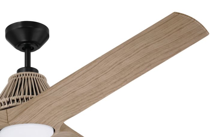 flat black ceiling fans