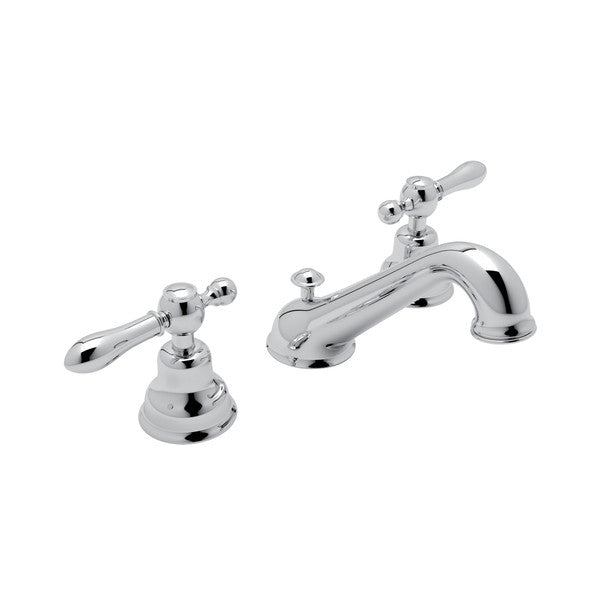 polished chrome bathroom faucet