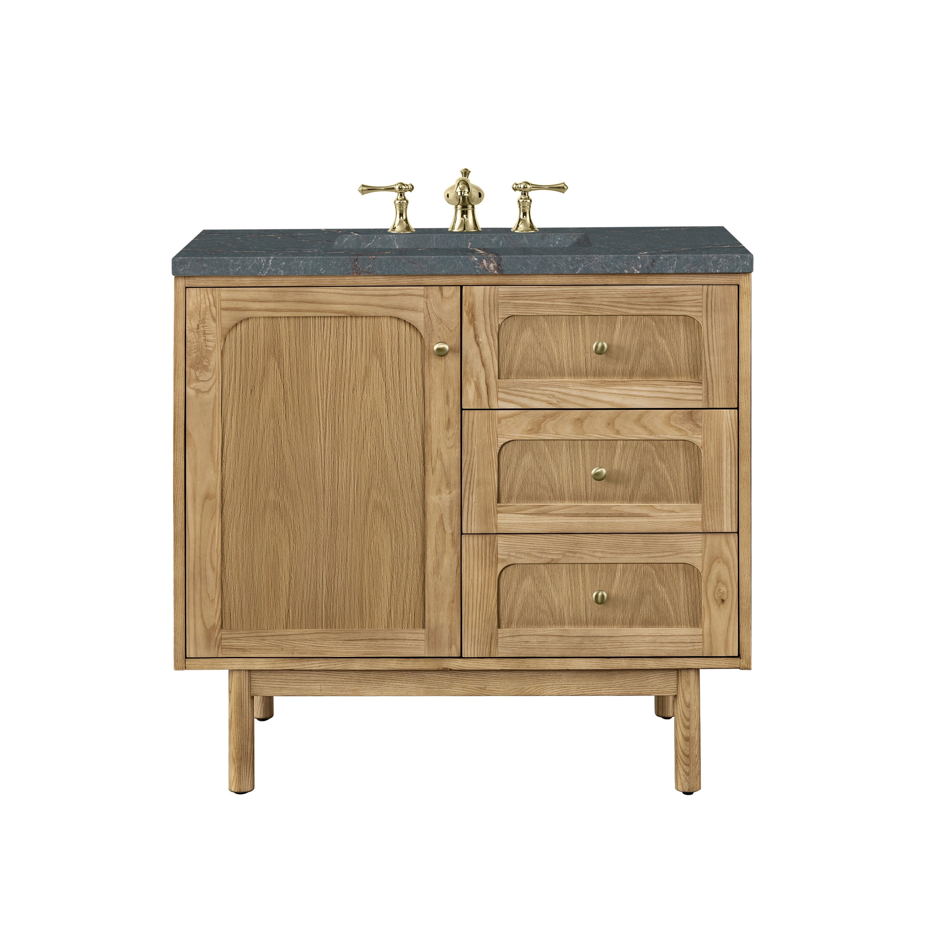 James Martin Vanities Laurent 36" Single Vanity - Light Natural Oak