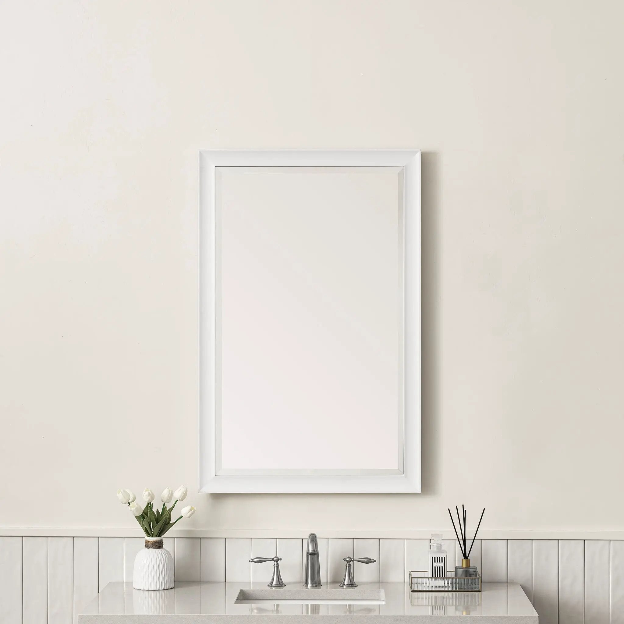 bright white mirror
