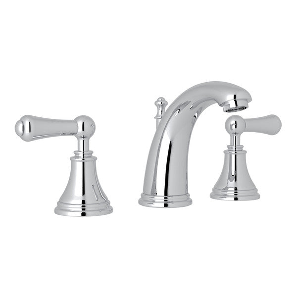 polished chrome bathroom faucet