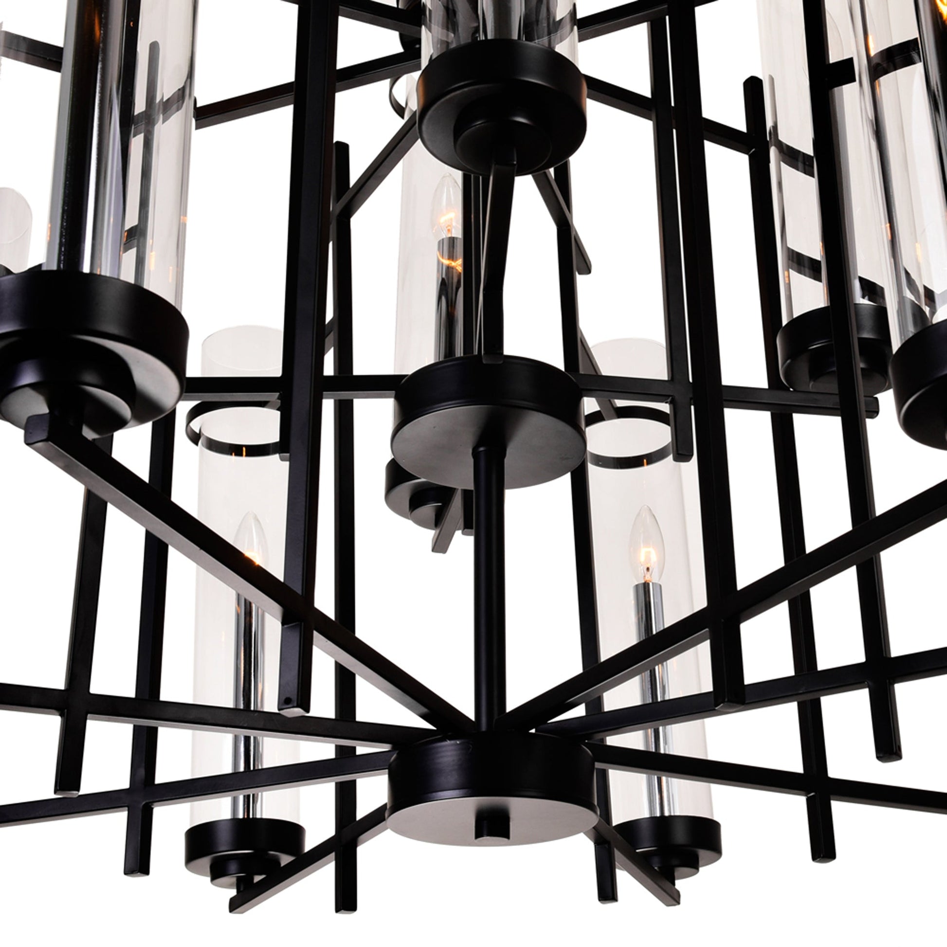 black chandelier