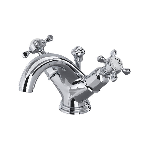 polished chrome bathroom faucet