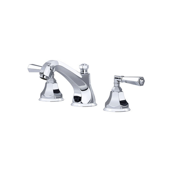 polished chrome bathroom faucet