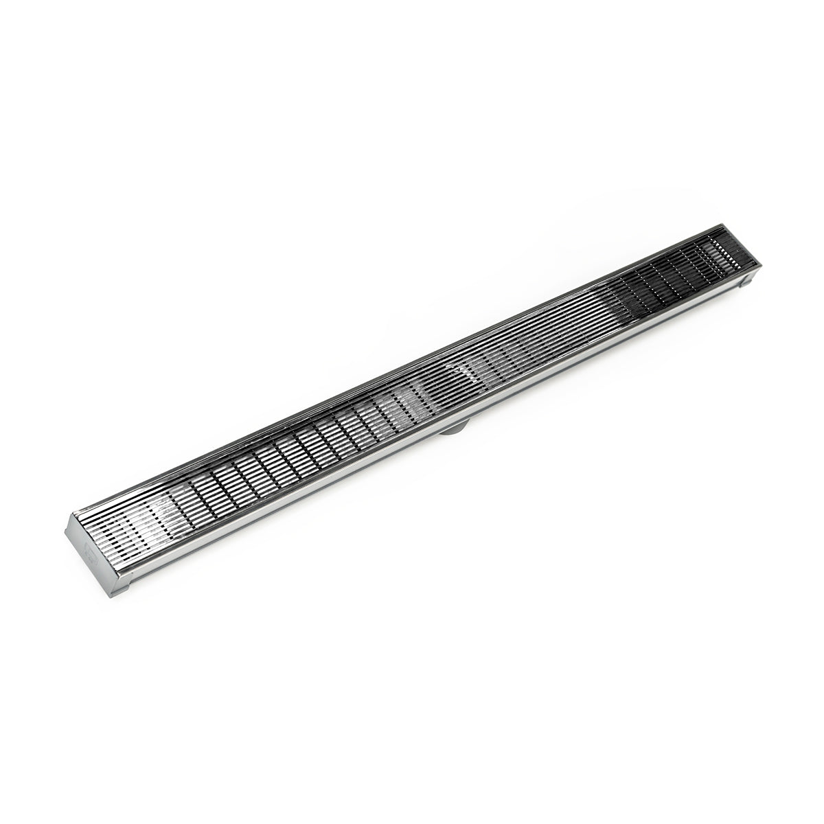 polished stainless linear drain kit