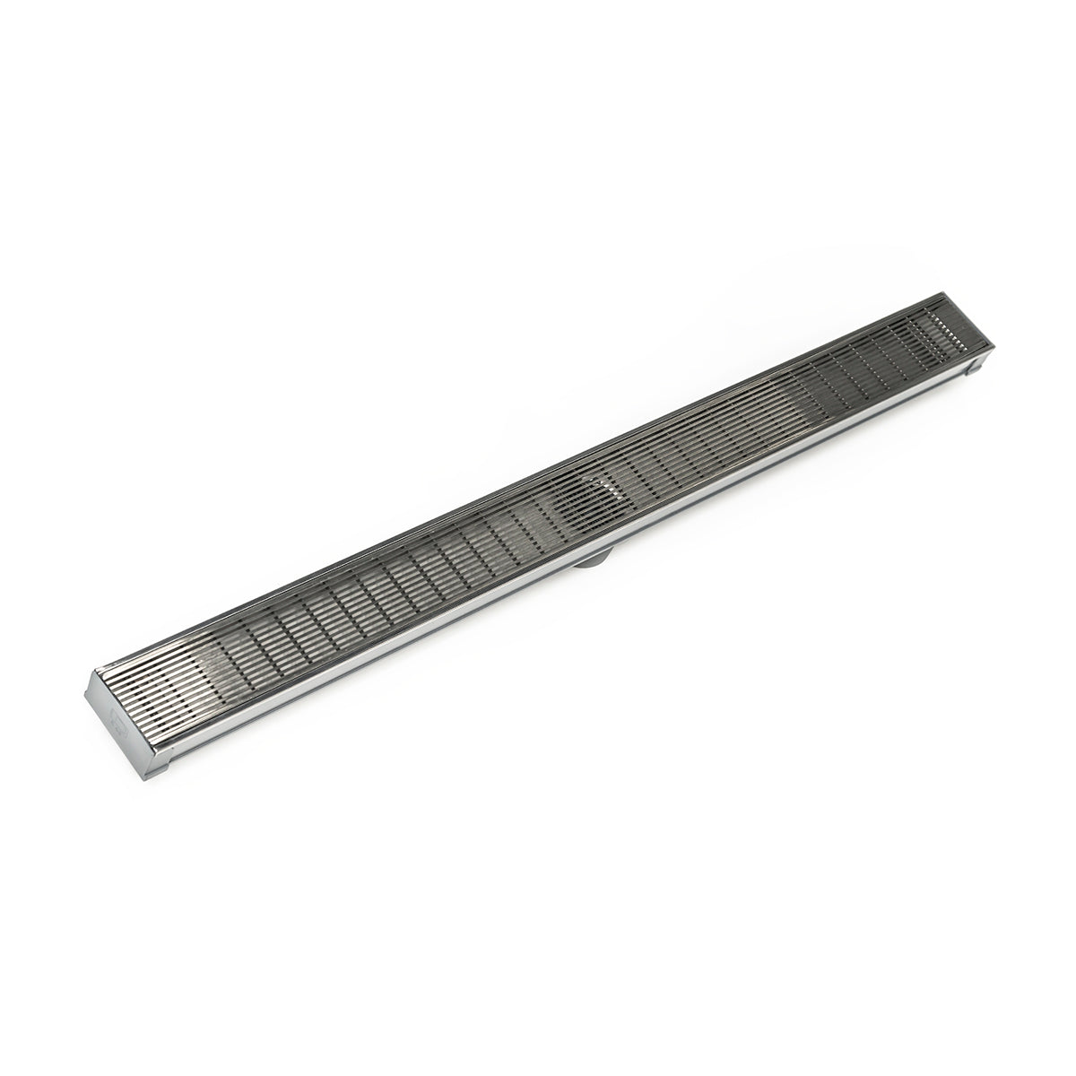 Infinity Drain 36" S-PVC Series Low Profile Site Sizable Linear Drain Kit with 2 1/2" Wedge Wire Grate