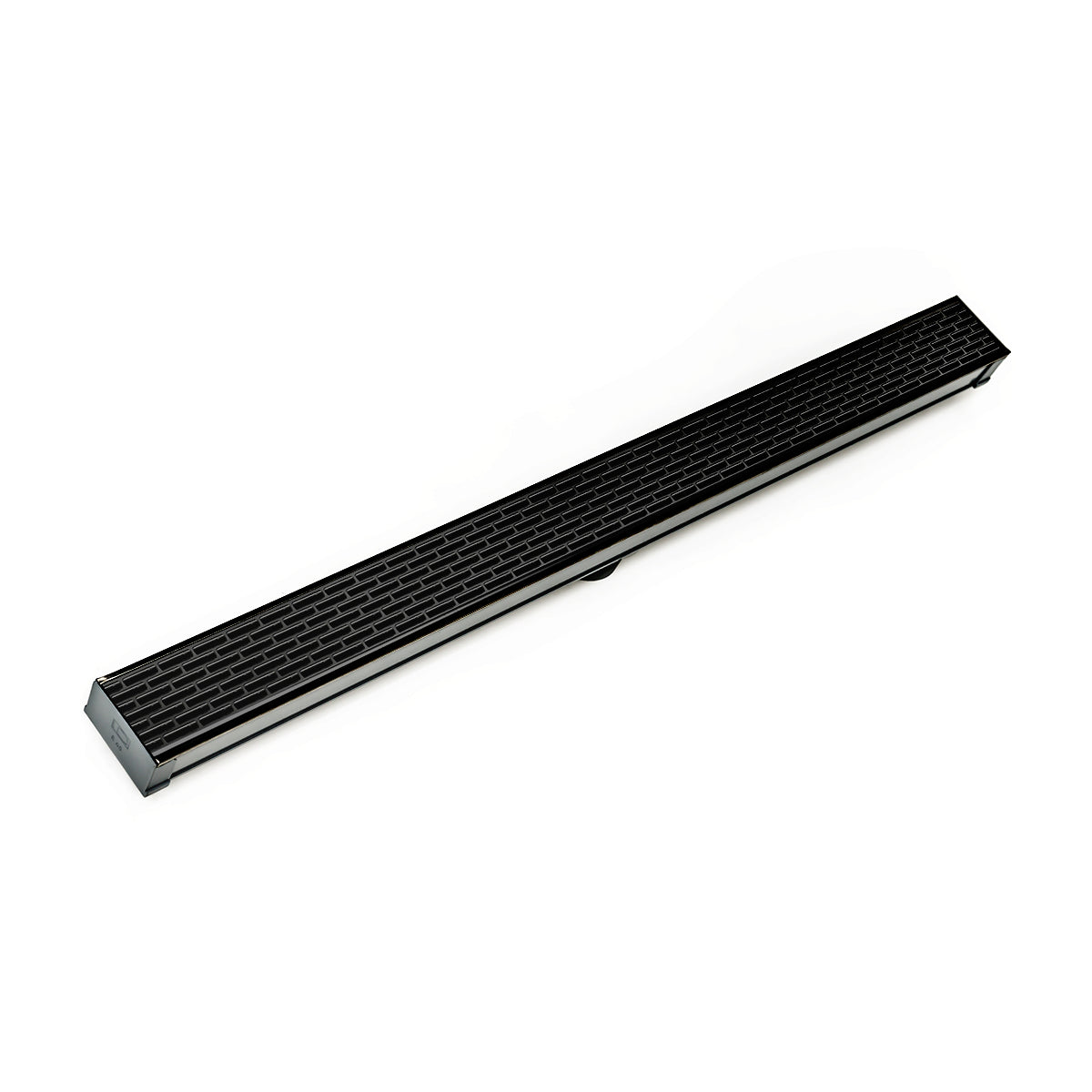 Infinity Drain 36" S-PVC Series Low Profile Site Sizable Linear Drain Kit with 2 1/2" Perforated Offset Slot Grate