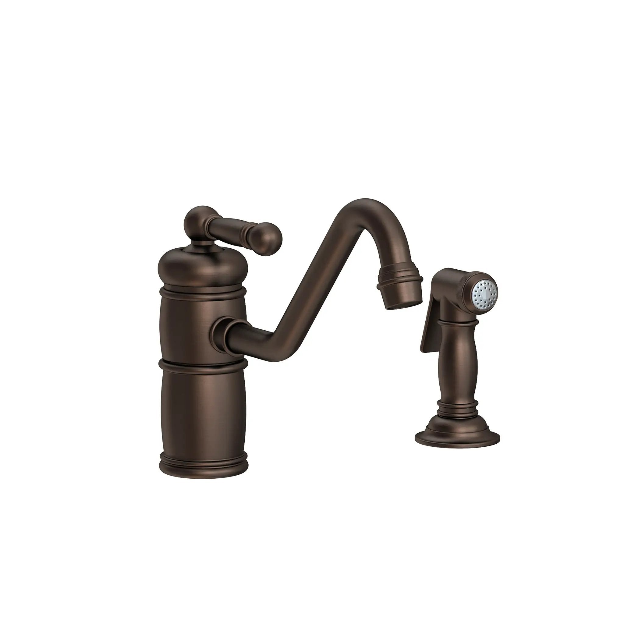 Newport Brass Nadya Single Handle Kitchen Faucet with Side Spray by Newport Brass