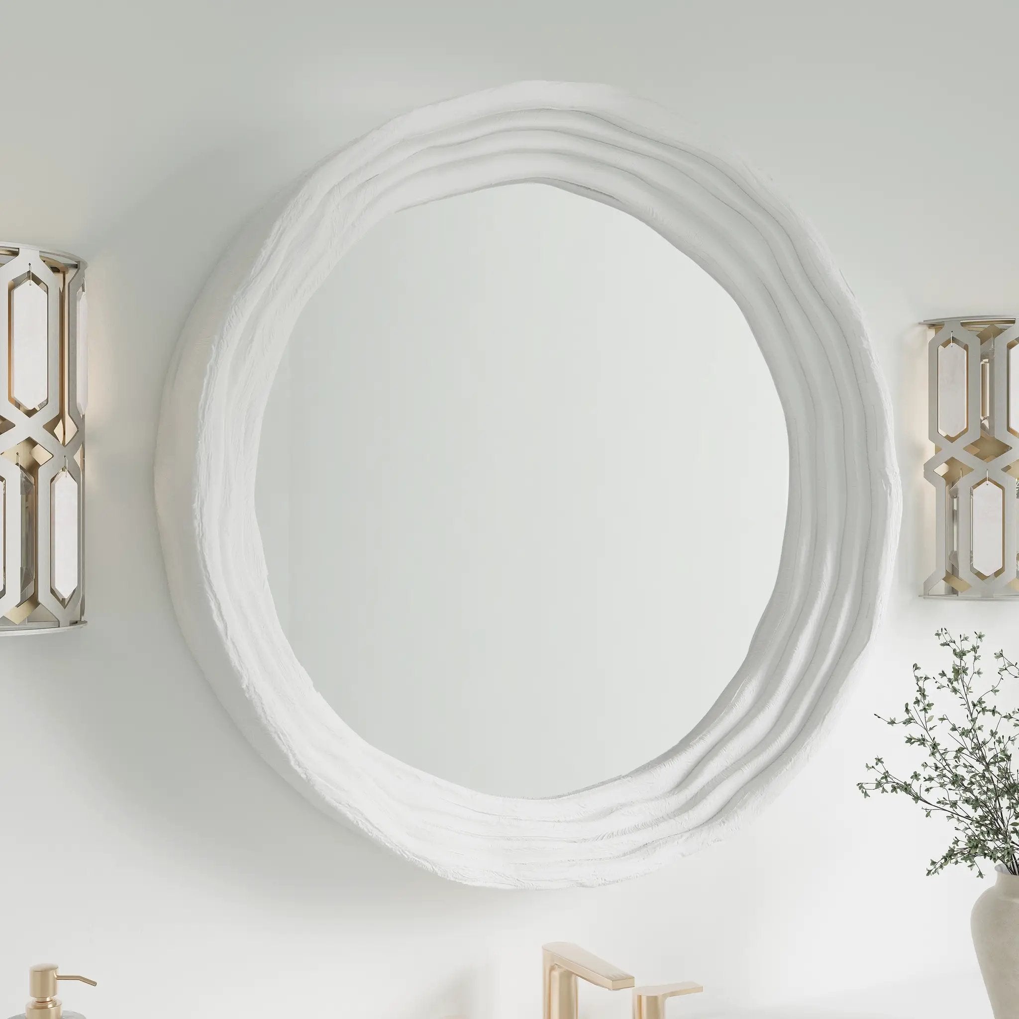 limestone mirror