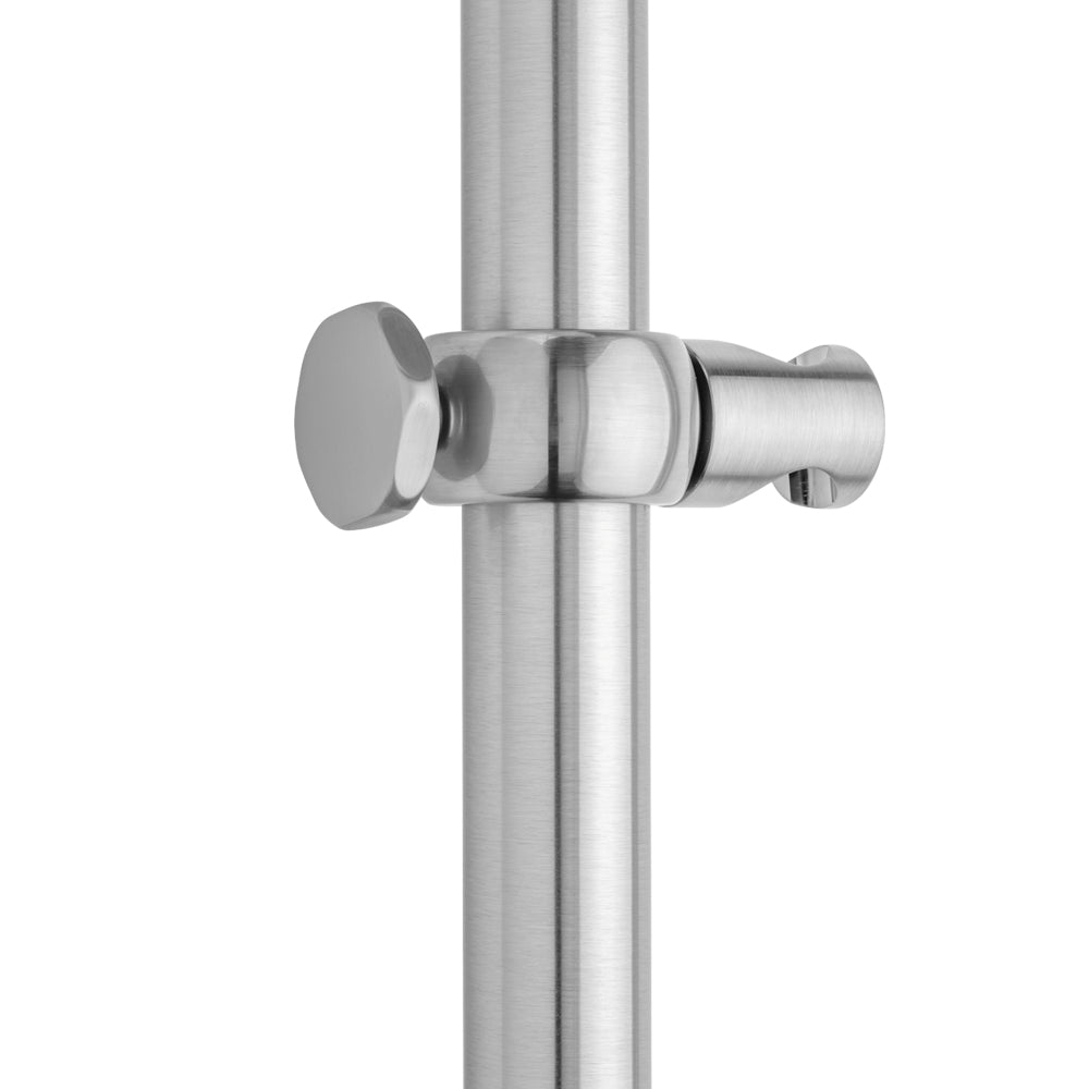 polished chrome grab bar