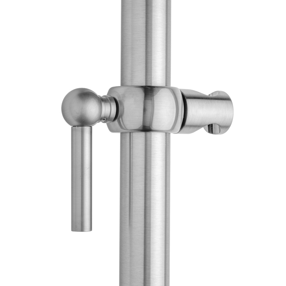 polished chrome grab bar