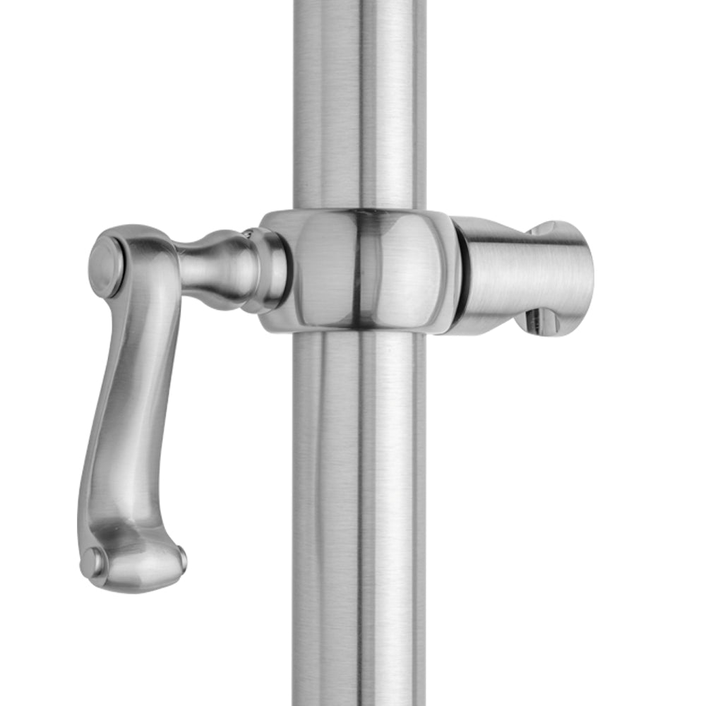 polished chrome grab bar