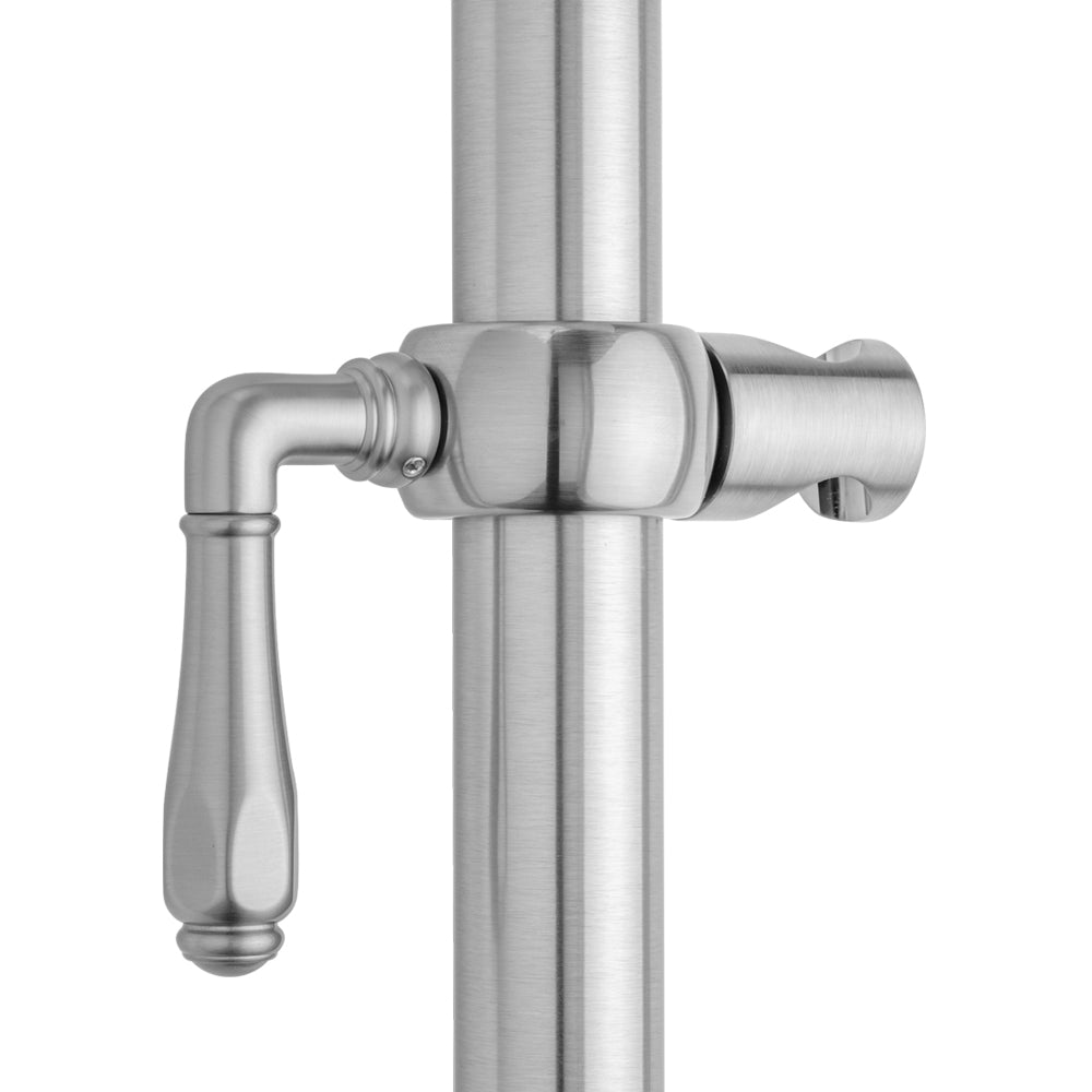 polished chrome grab bar