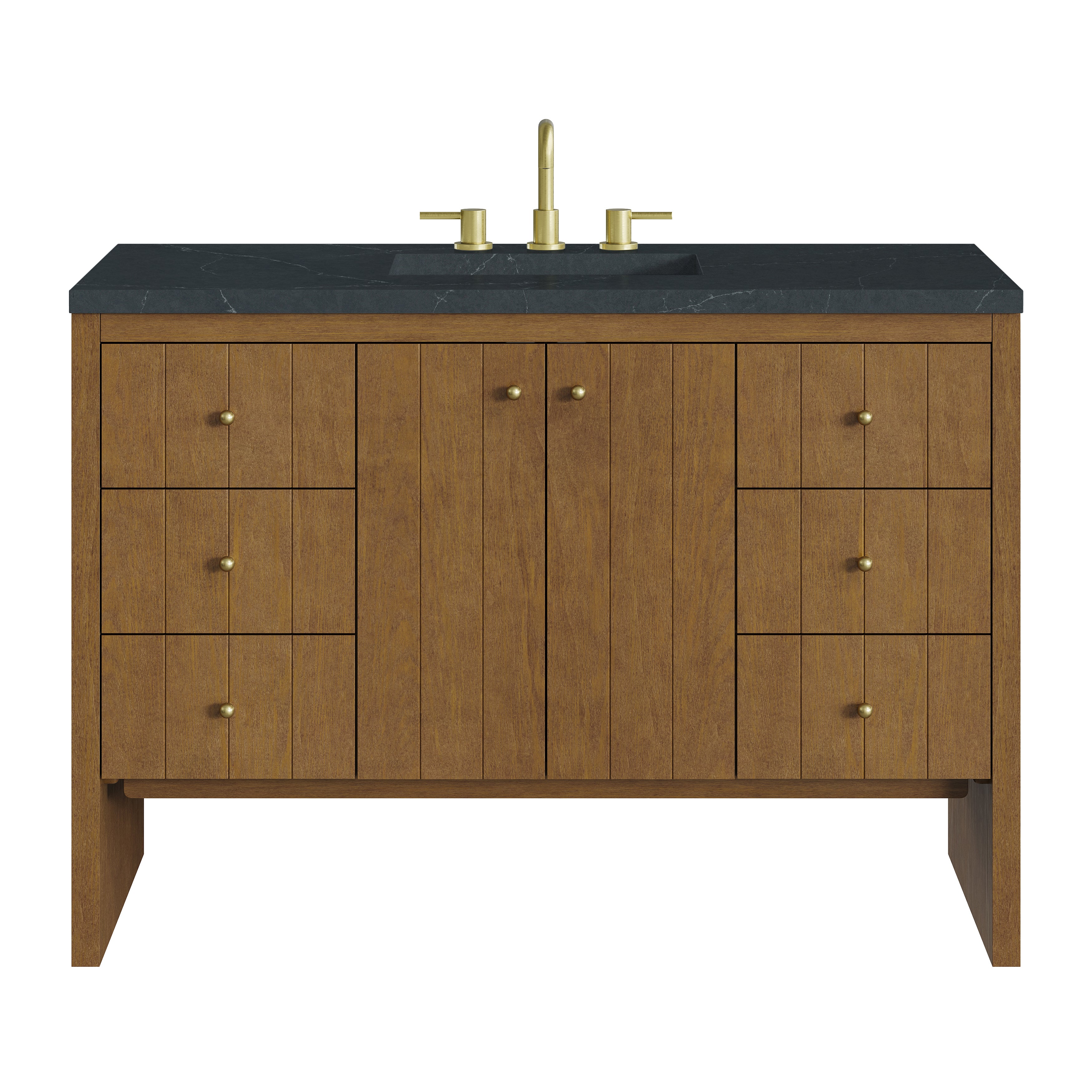 James Martin Hudson 48" Single Vanity Set - Honey Oak by James Martin Vanities