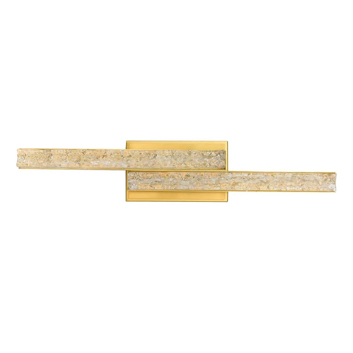 CWI Lighting Stagger Integrated LED 24" Vanity Light with Handcrafted Glass by CWI Lighting