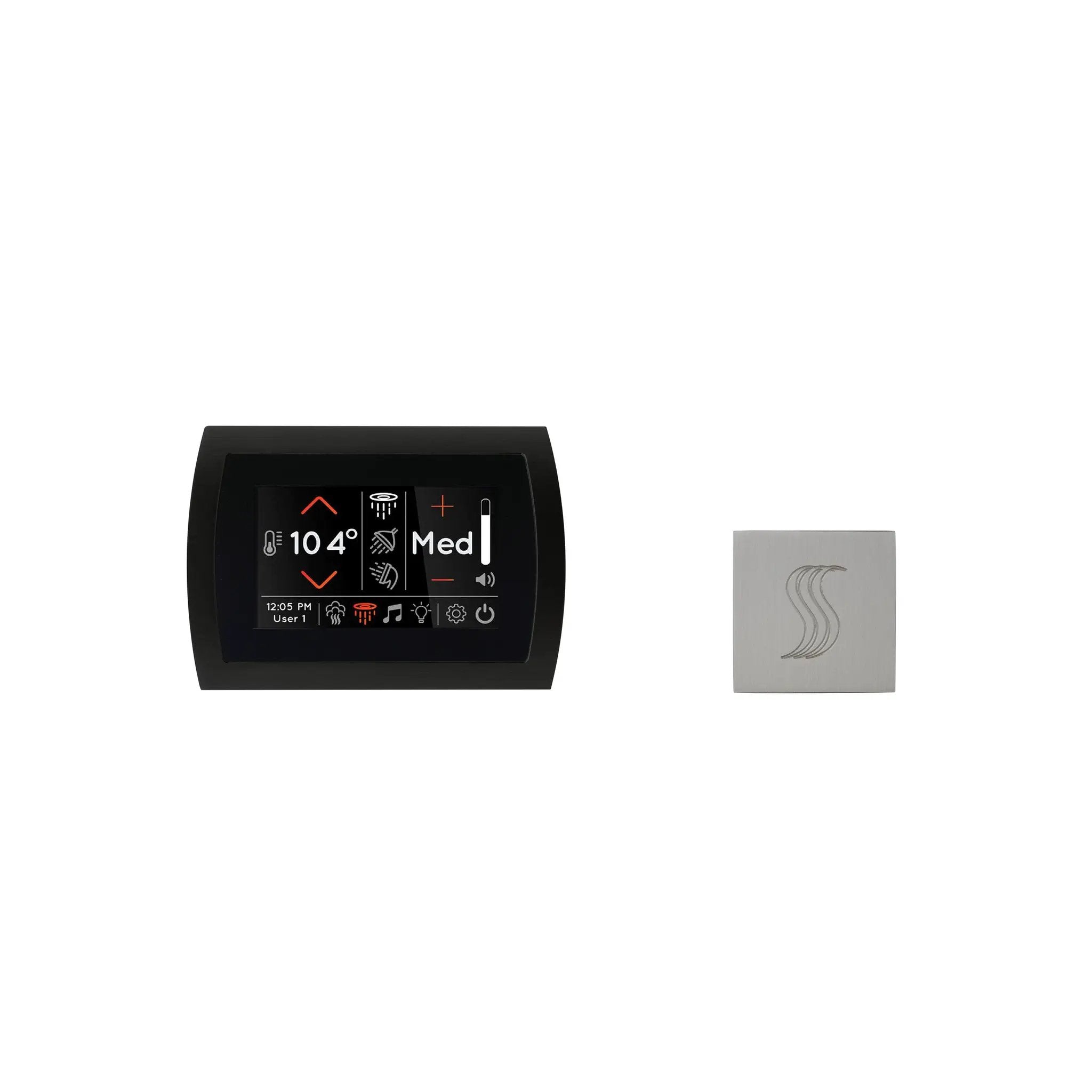 Thermasol Signatouch Control and Steam Head Kit Square by Thermasol