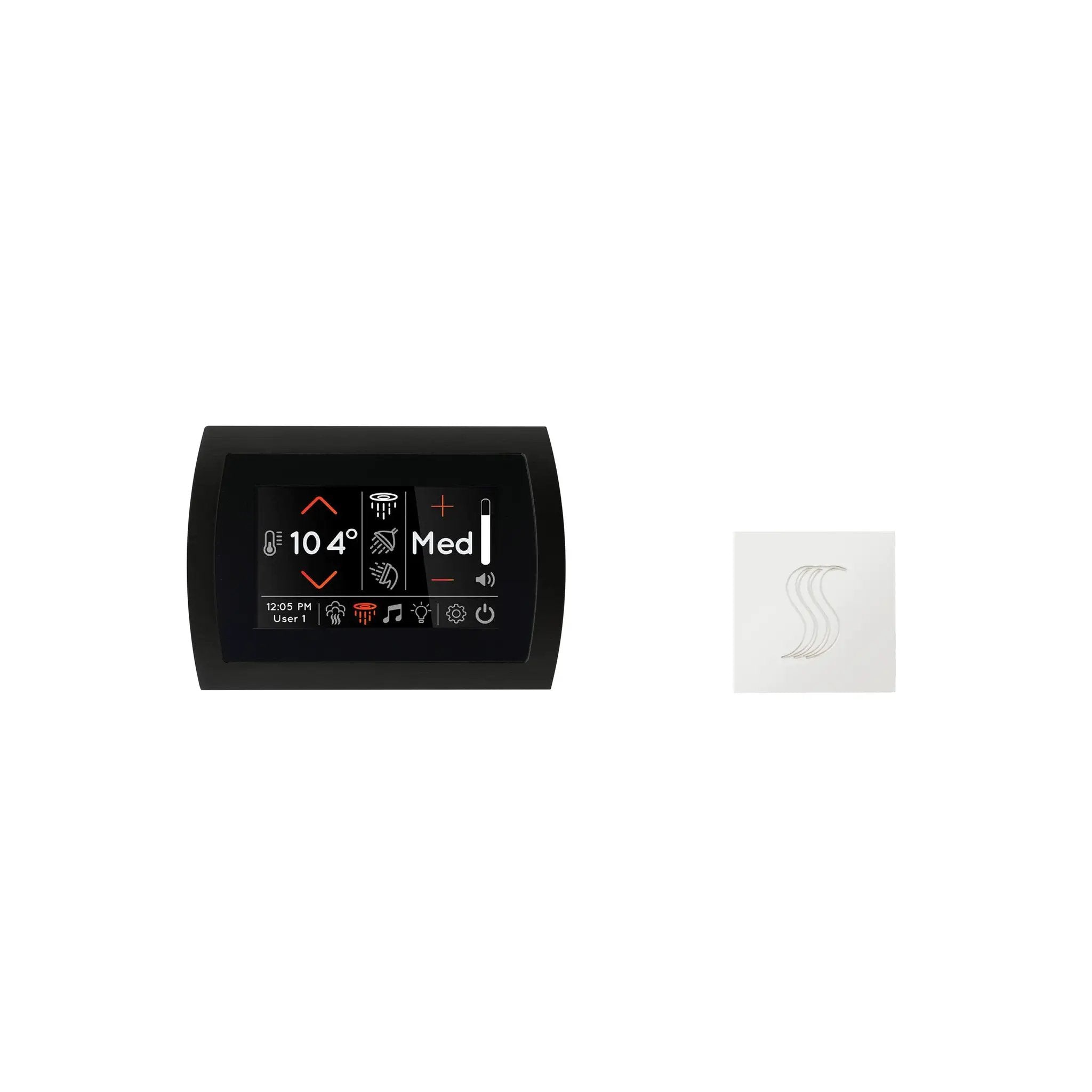 Thermasol Signatouch Control and Steam Head Kit Square by Thermasol
