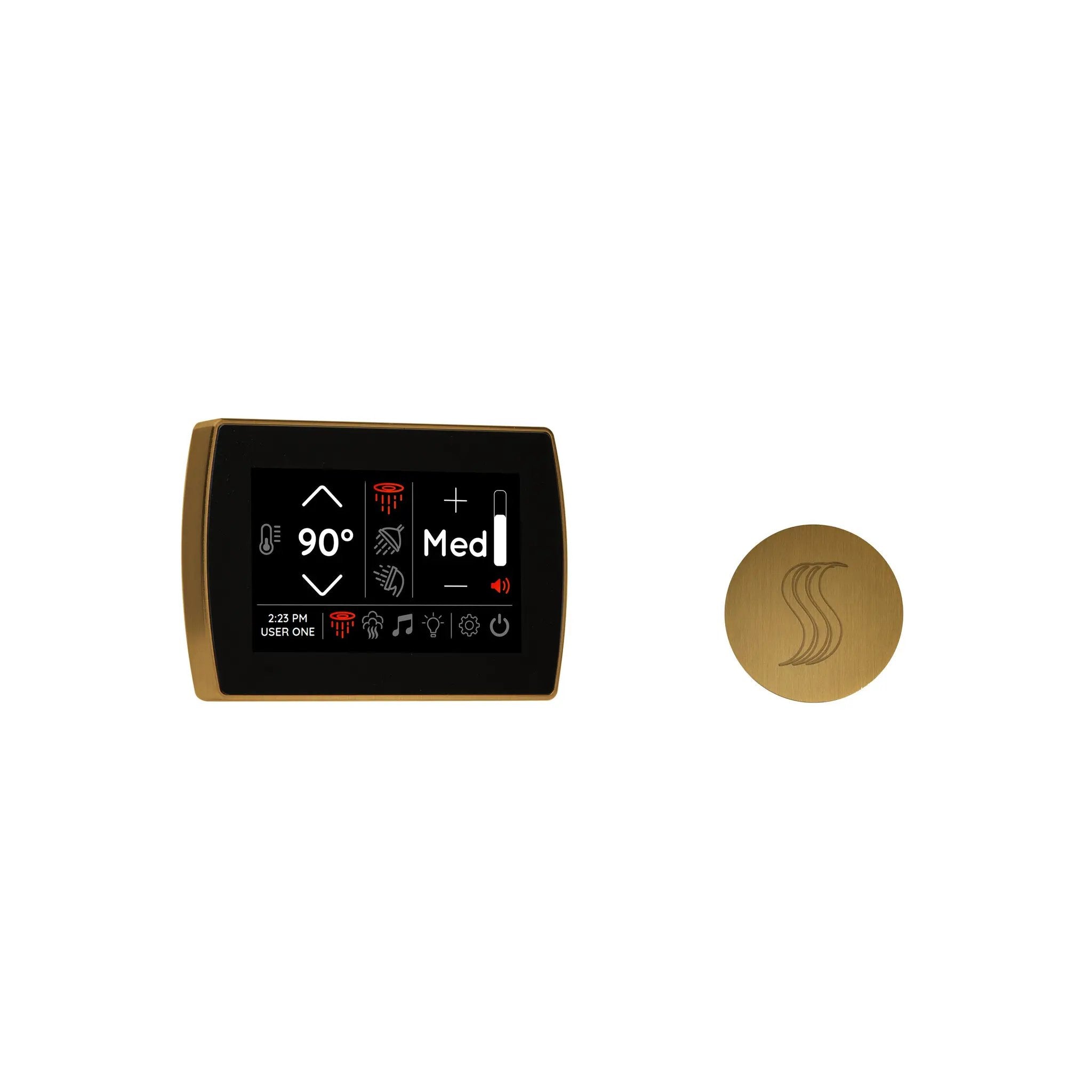 Thermasol Signatouch Control and Steam Head Kit Round by Thermasol