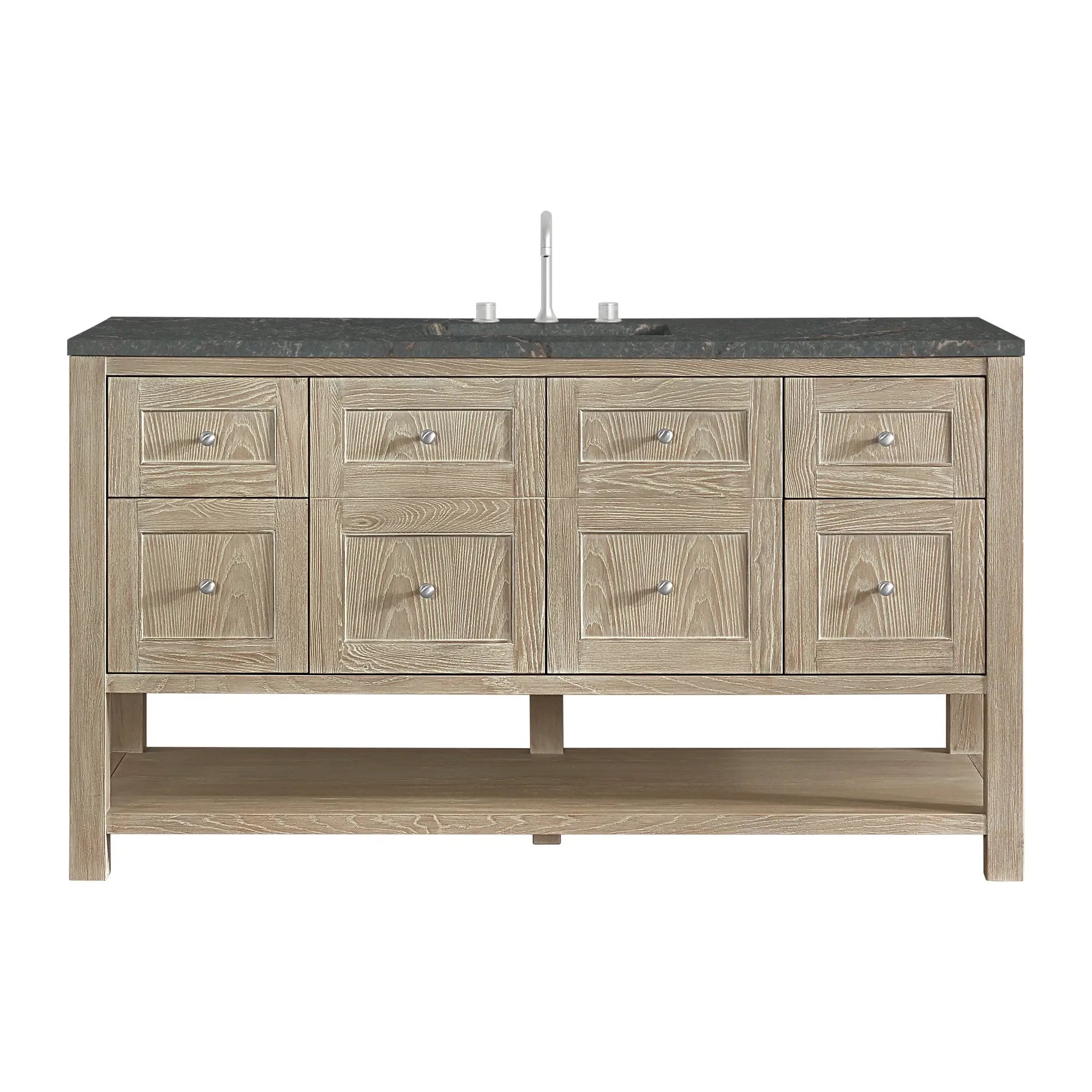 James Martin Breckenridge 60" Single Vanity Set - Whitewashed Oak by James Martin Vanities