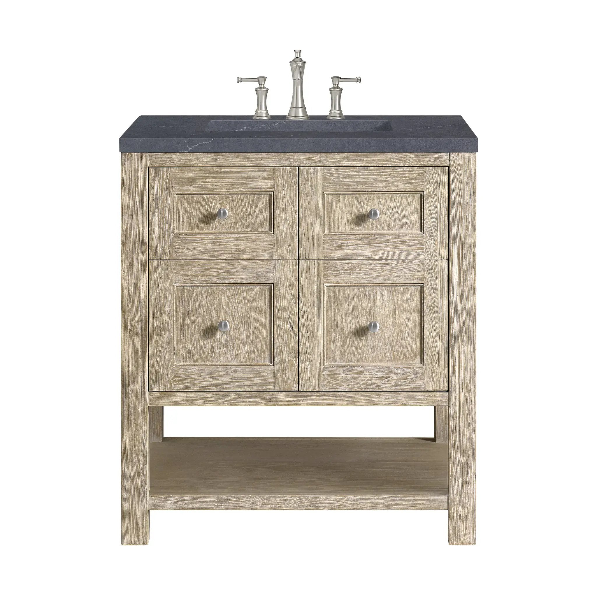 James Martin Breckenridge 30" Single Vanity Set - Whitewashed Oak by James Martin Vanities