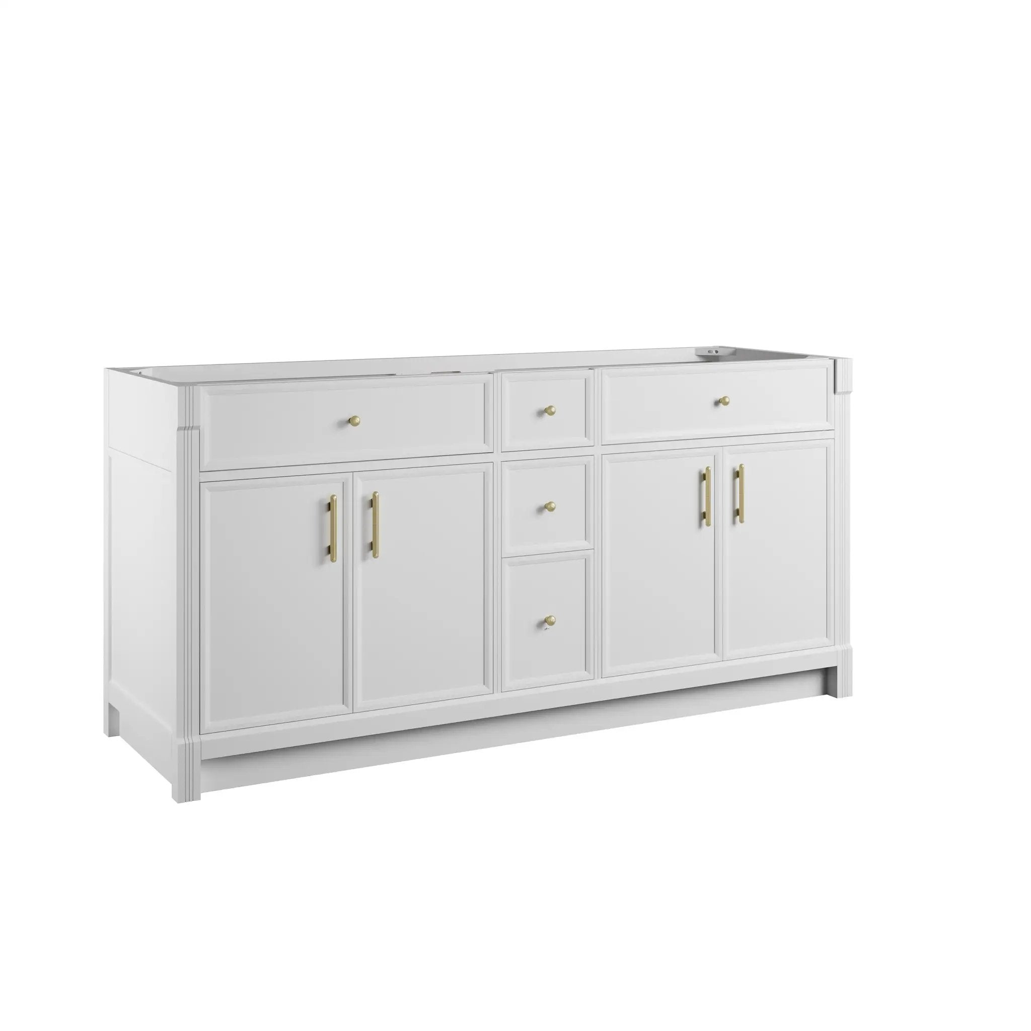 bright white vanity