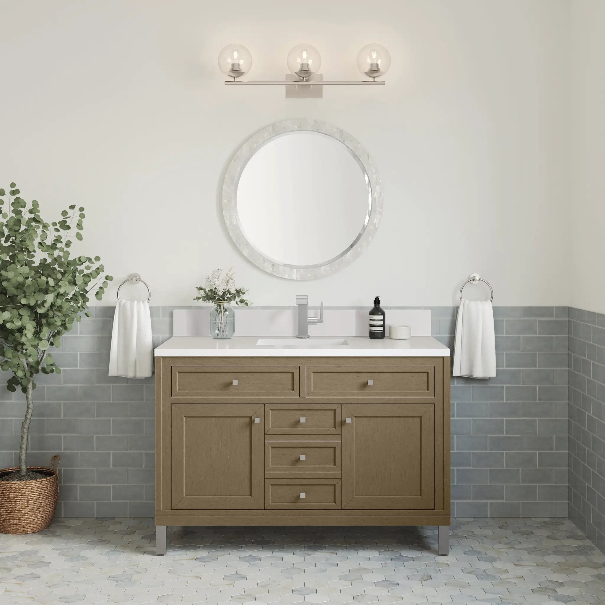 walnut whisper vanity