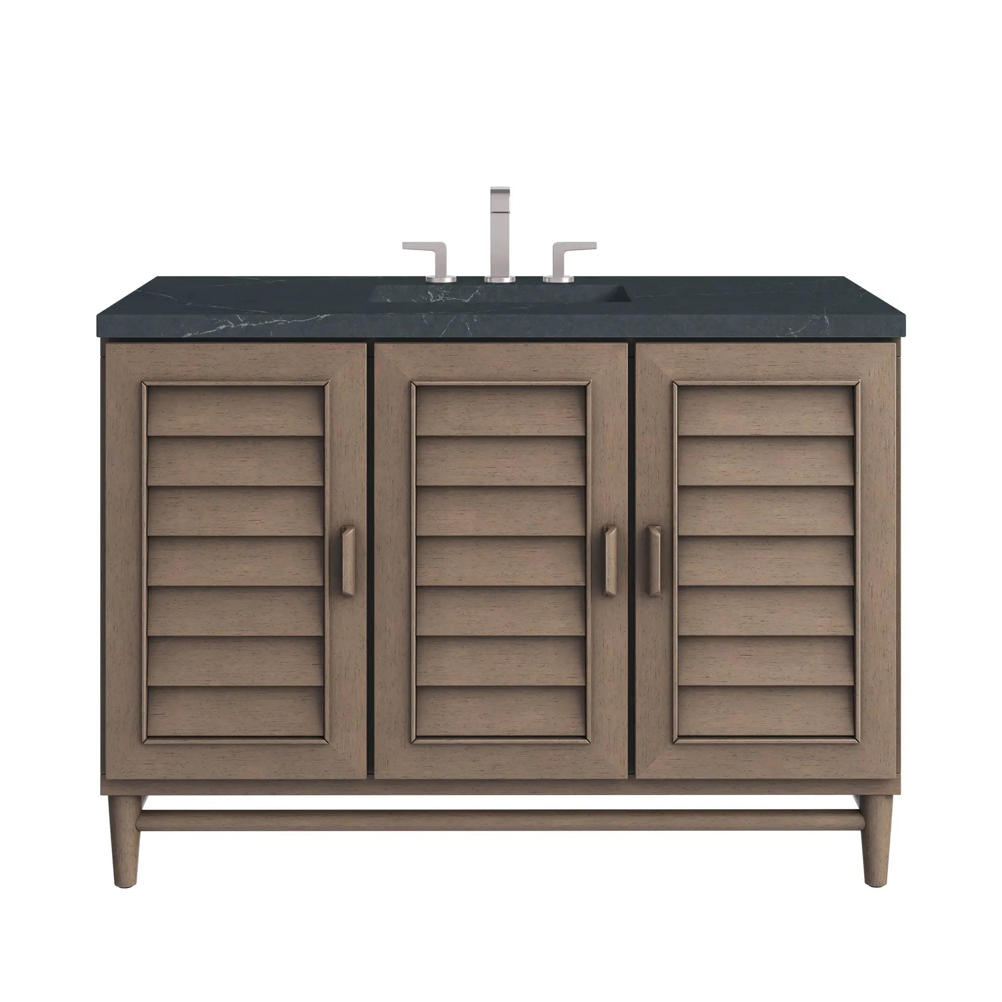 James Martin Portland 48" Single Vanity Set - Whitewashed Walnut by James Martin Vanities