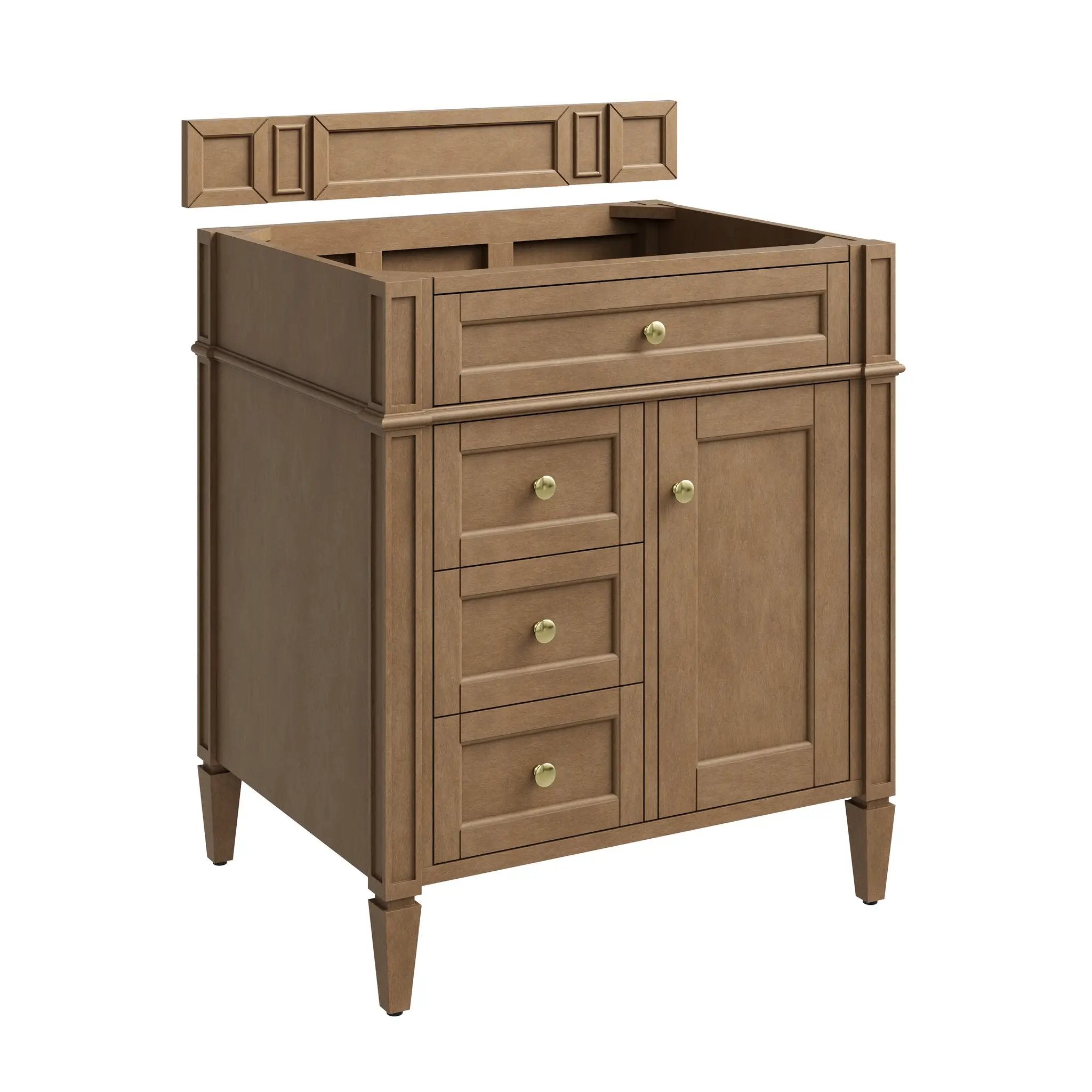 pecan vanity