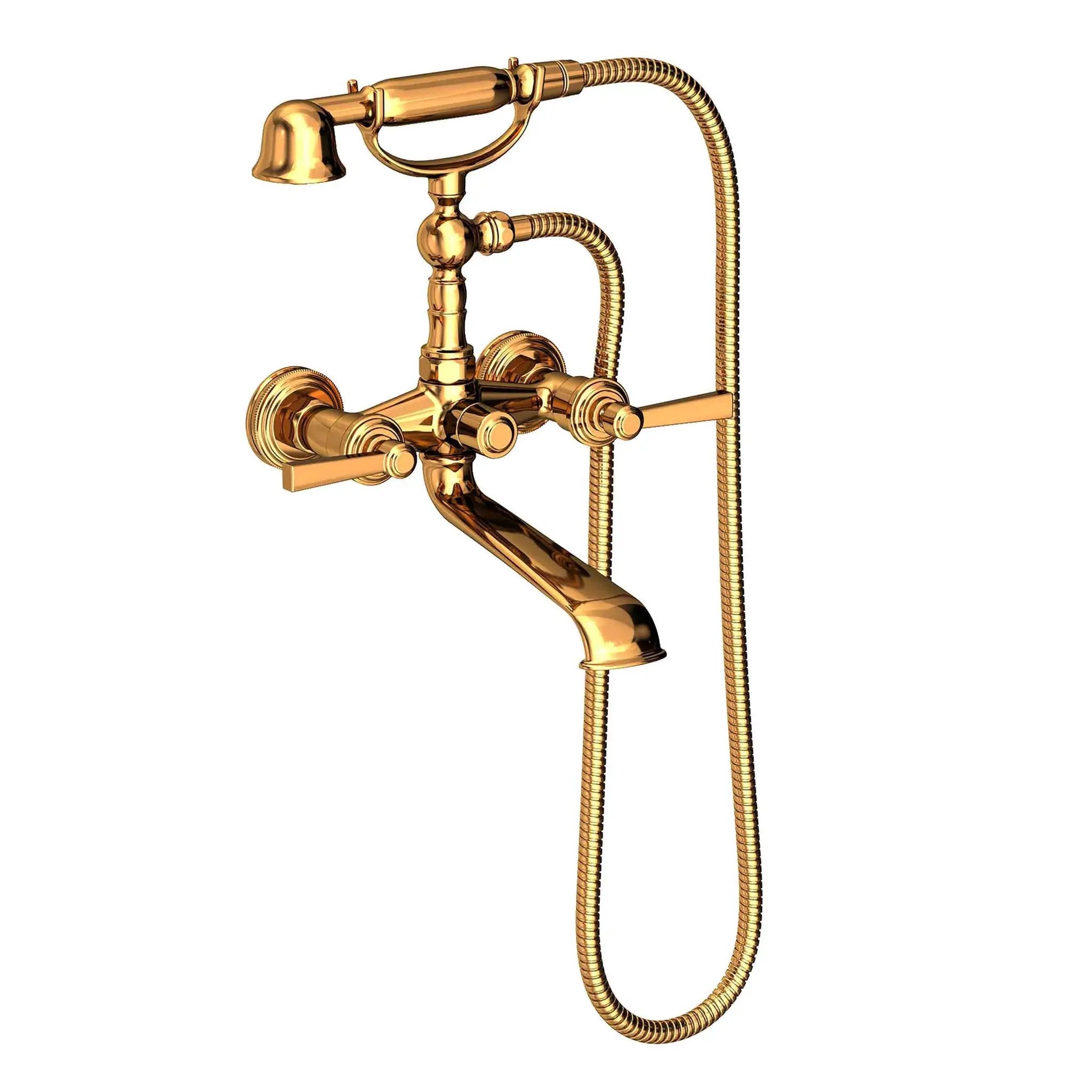 Newport Brass Miro Exposed Tub & Hand Shower Set - Wall Mount by Newport Brass