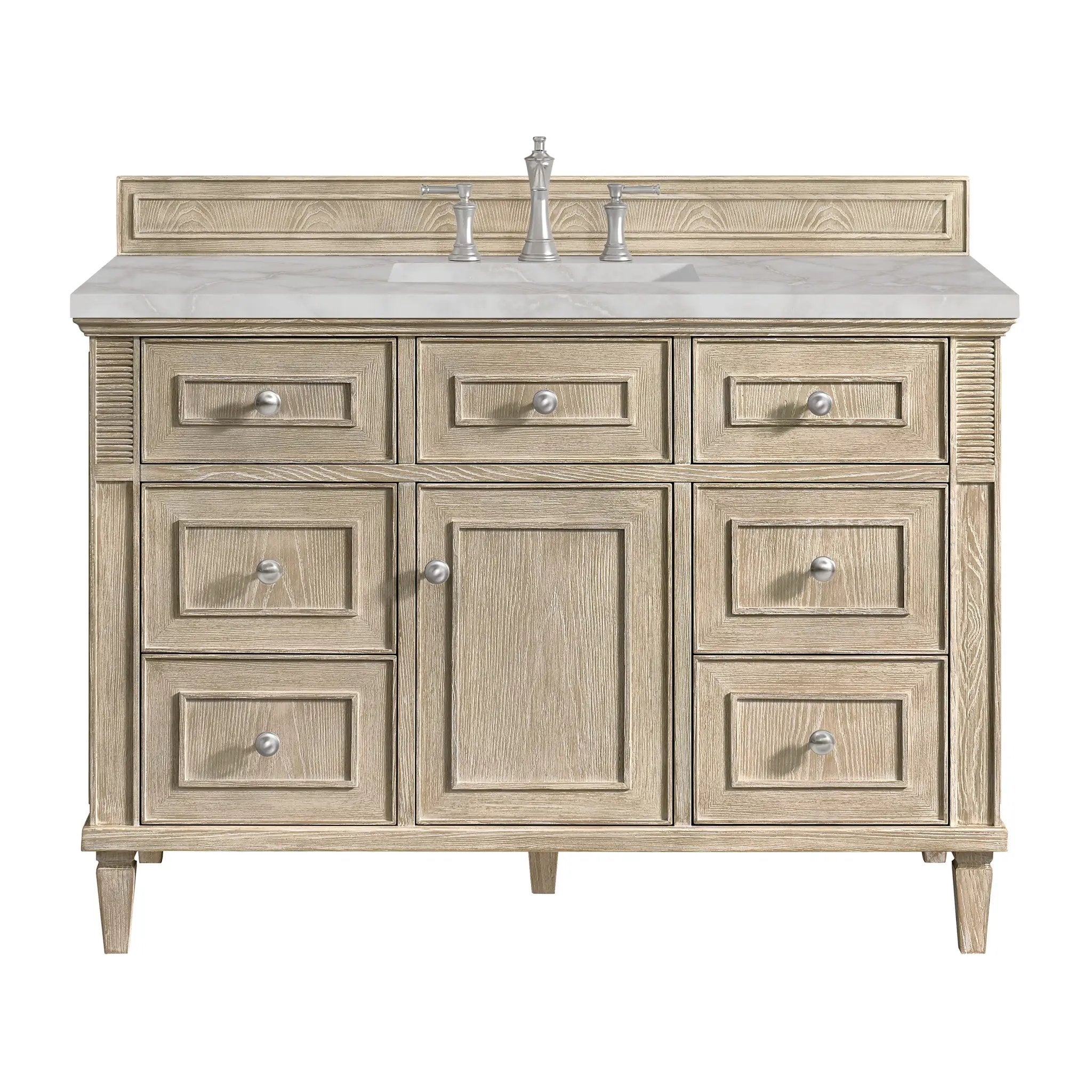 James Martin Lorelai 48" Single Vanity Set - Whitewashed Oak by James Martin Vanities