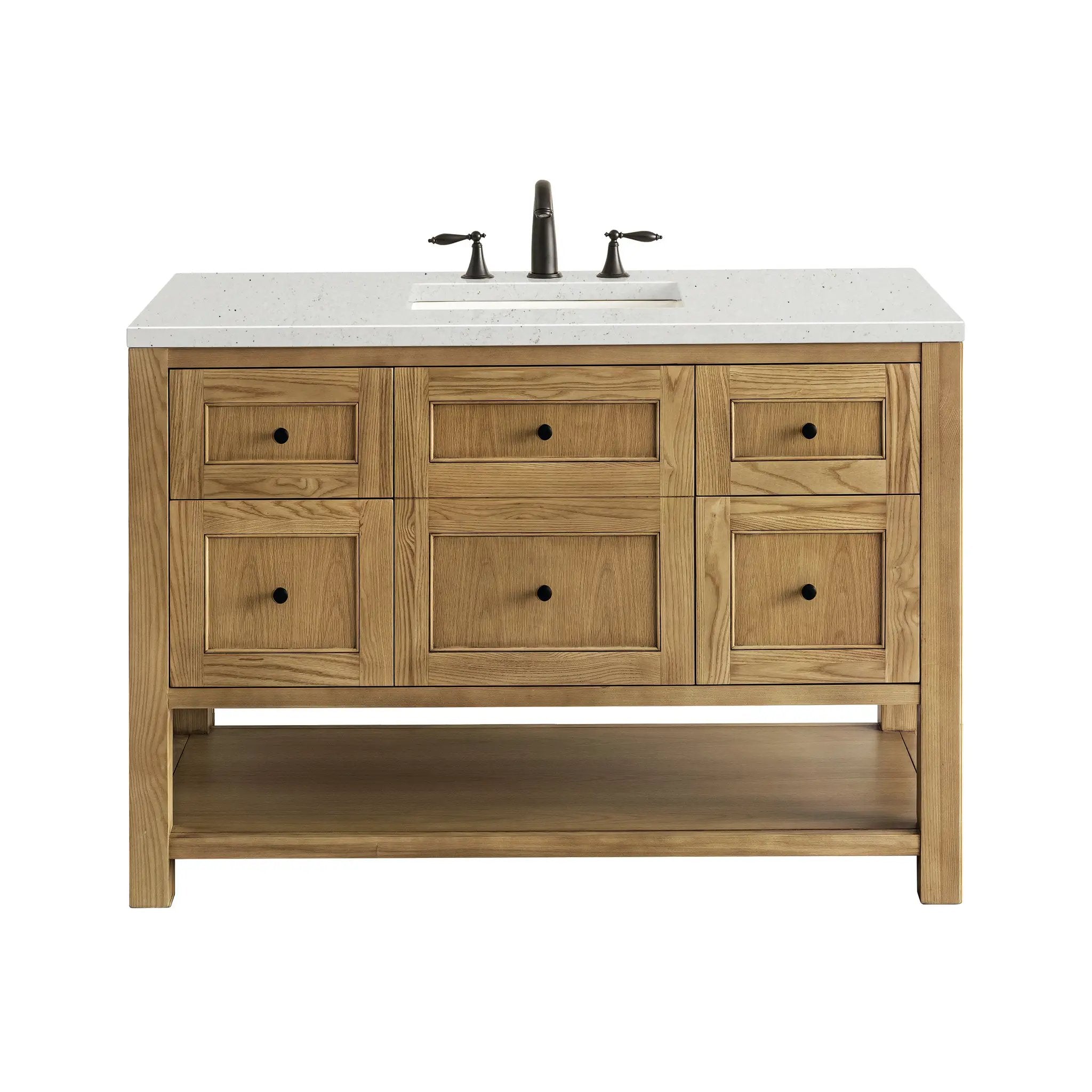 James Martin Breckenridge 48" Single Vanity Set - Light Natural Oak by James Martin Vanities