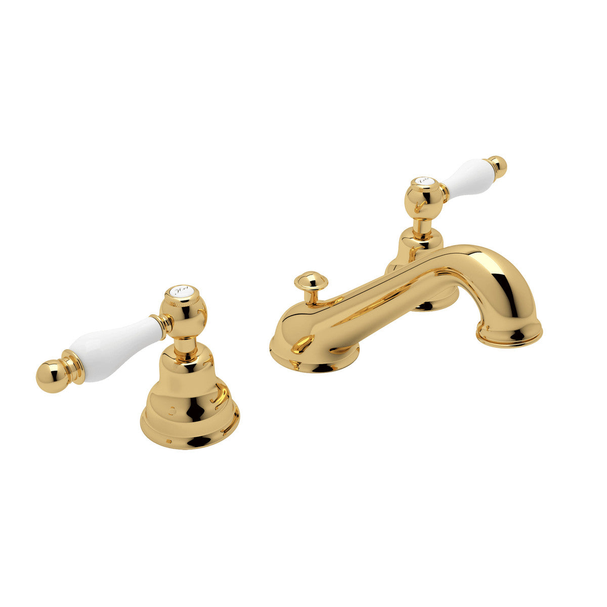 Rohl Arcana Widespread Lavatory Faucet with C-Spout
