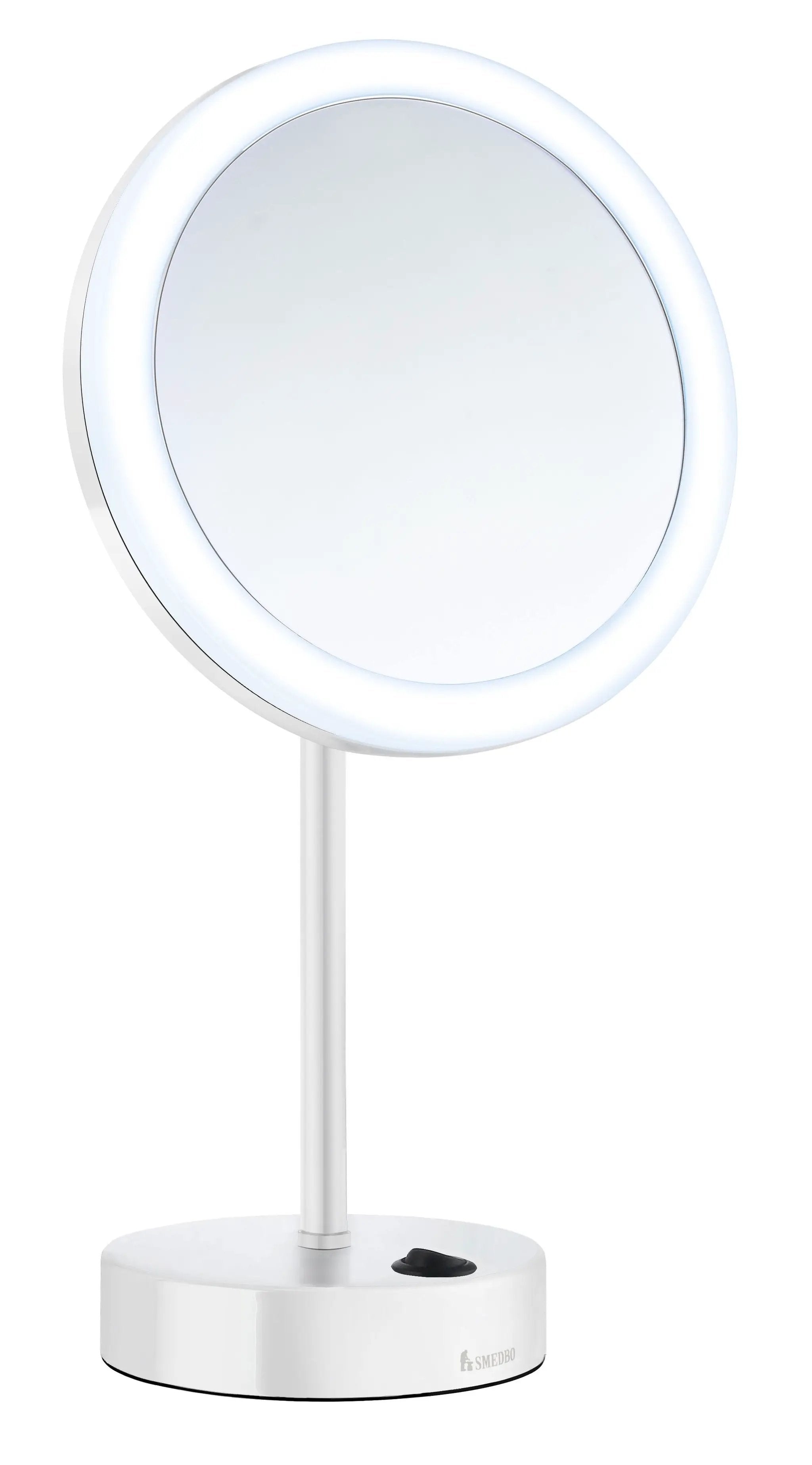 white make-up mirror