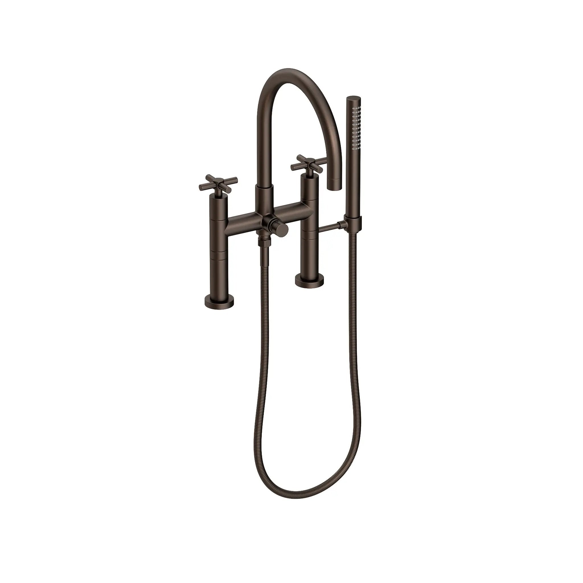Newport Brass East Linear Exposed Tub & Hand Shower Set - Deck Mount by Newport Brass
