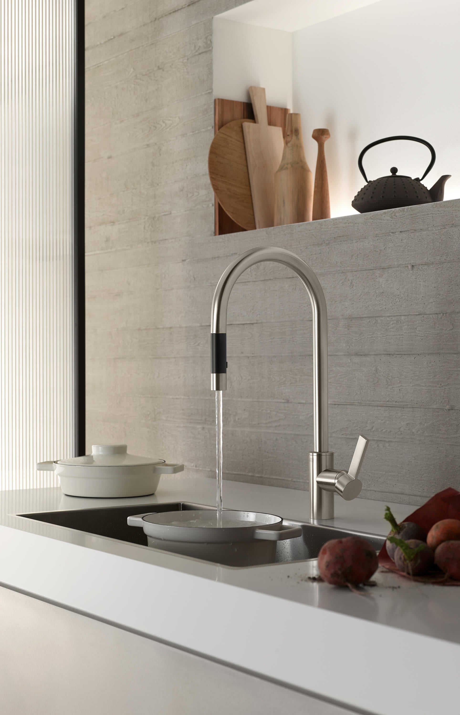 Dornbracht TARA ULTRA Single-Lever Mixer Pull-Down with Spray Function