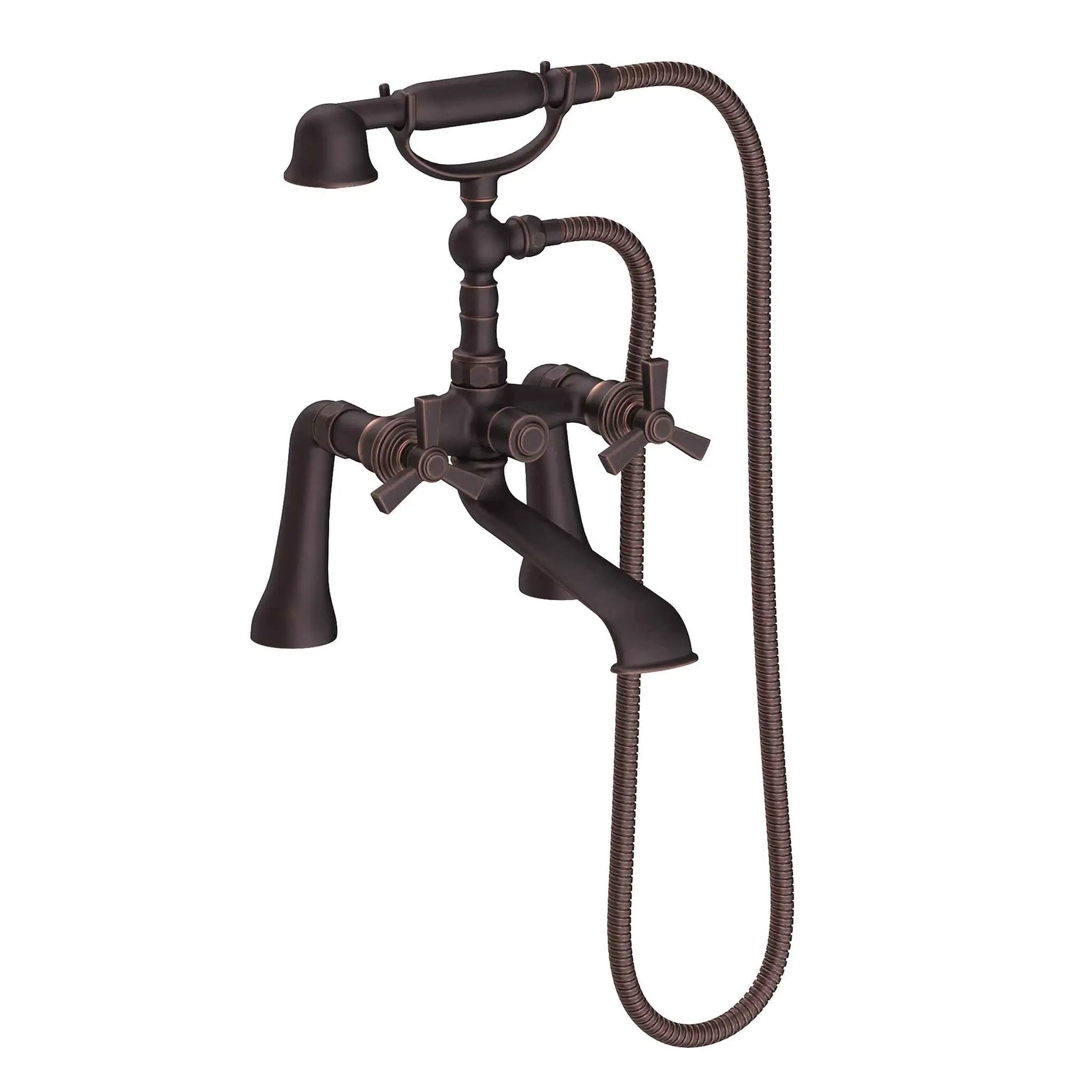 Newport Brass Miro Exposed Tub & Hand Shower Set - Deck Mount by Newport Brass