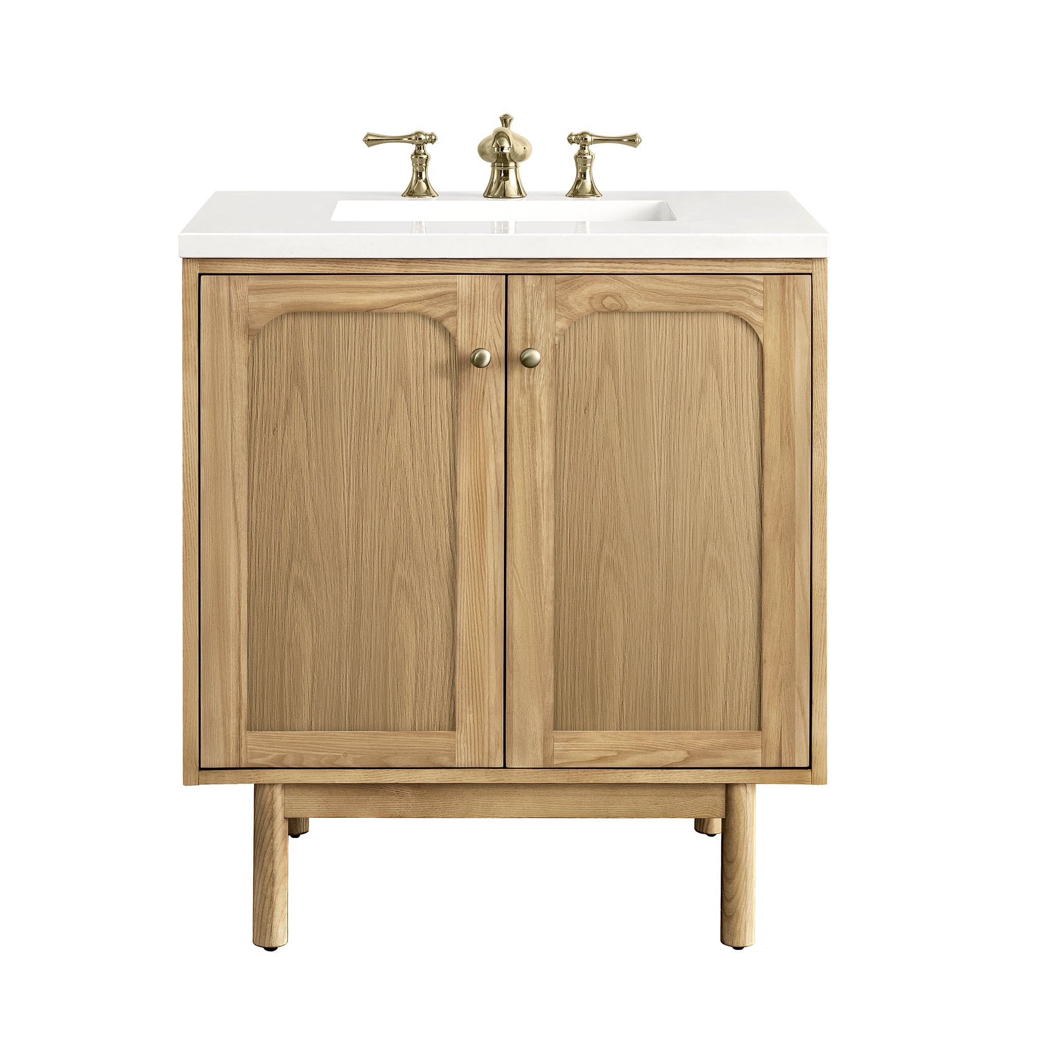 James Martin Vanities Laurent 30" Single Vanity - Light Natural Oak