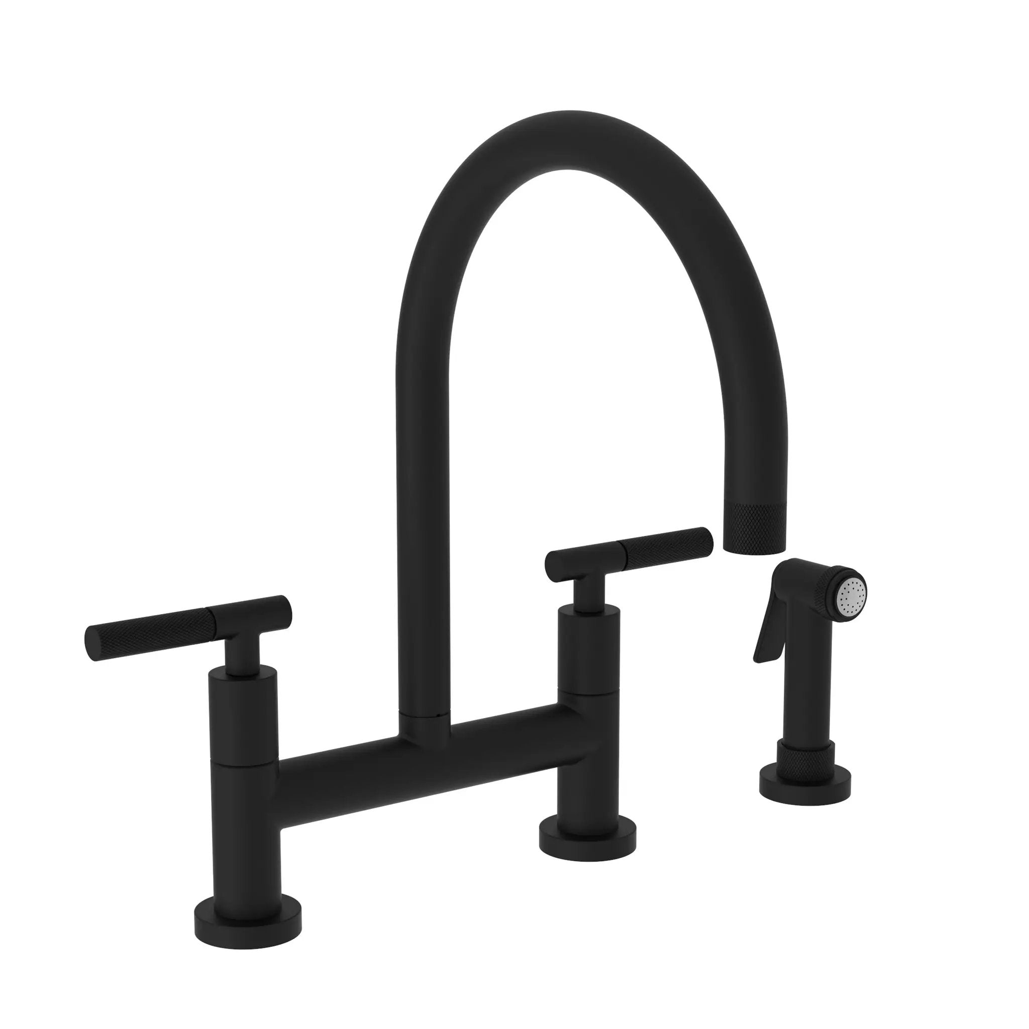 Newport Brass Muncy Kitchen Bridge Faucet with Side Spray by Newport Brass