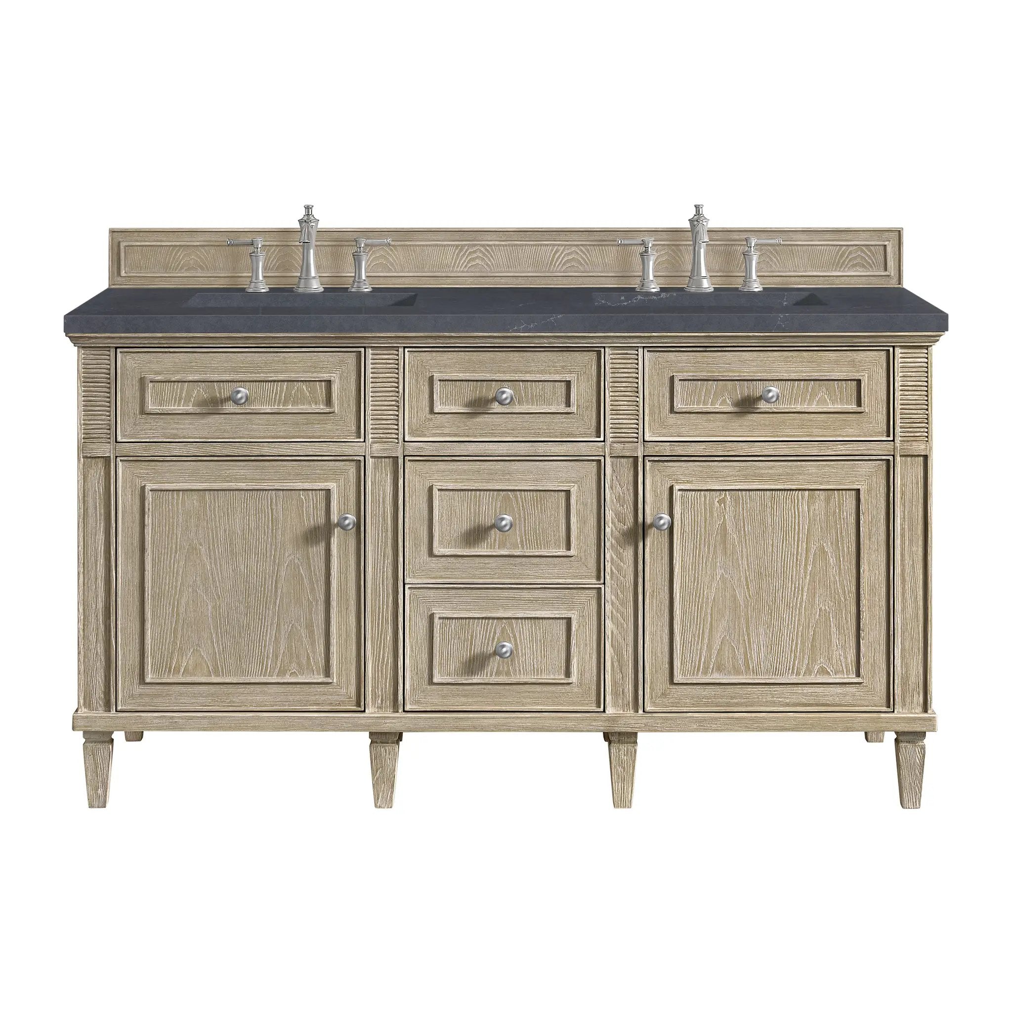 James Martin Lorelai 60" Double Vanity Set - Whitewashed Oak by James Martin Vanities
