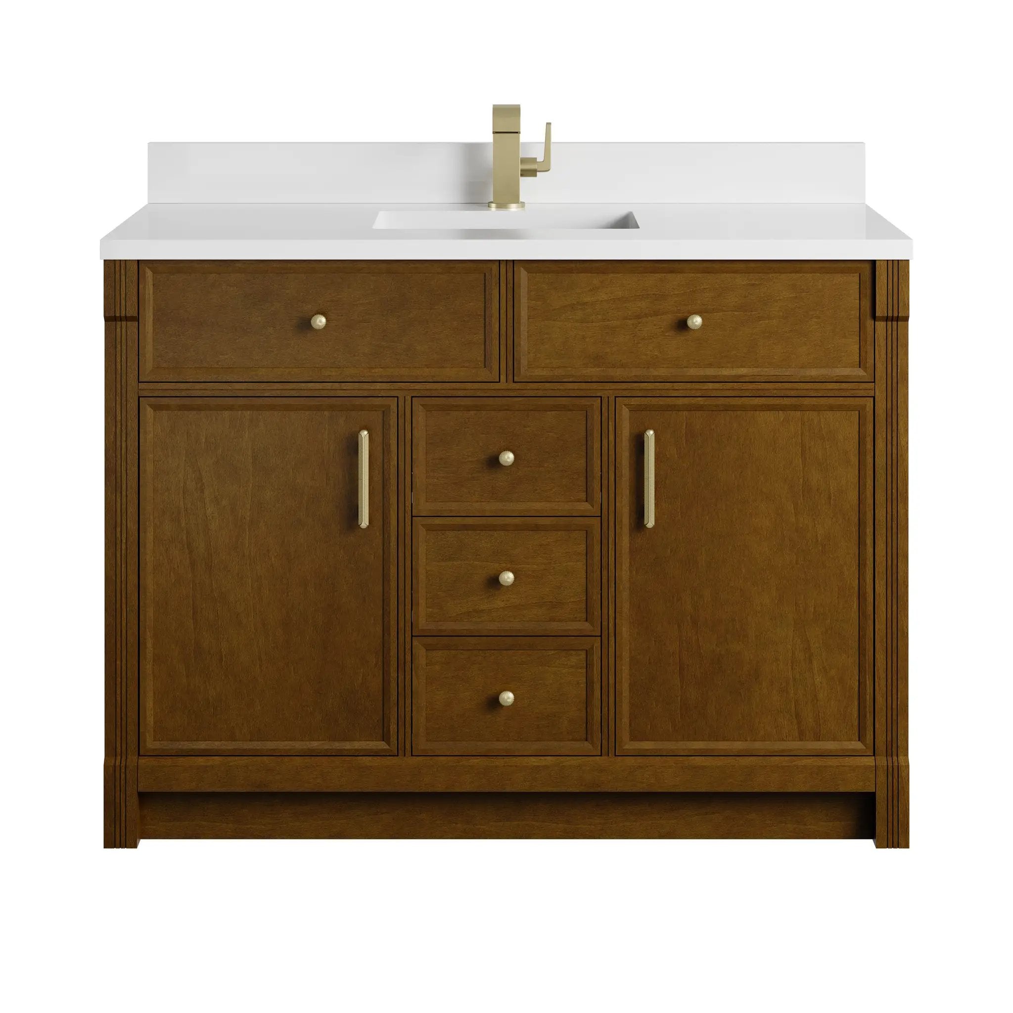 James Martin Bellshire 48" Single Vanity Set - Honey Oak by James Martin Vanities