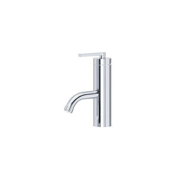polished chrome bathroom faucet