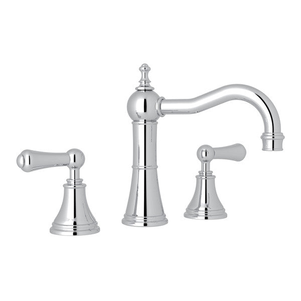 polished chrome bathroom faucet