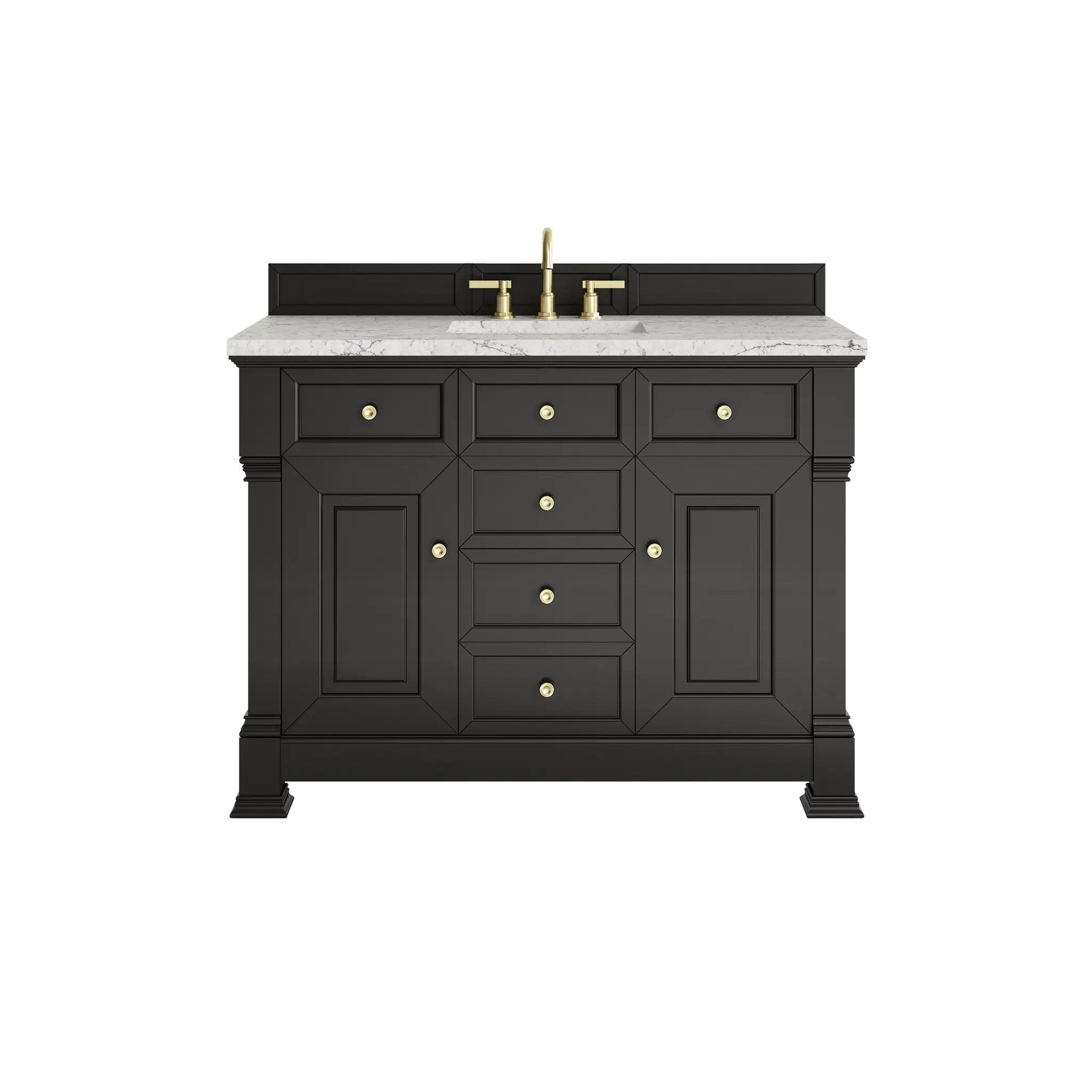James Martin Brookfield 48" Single Vanity Set - Black Onyx by James Martin Vanities