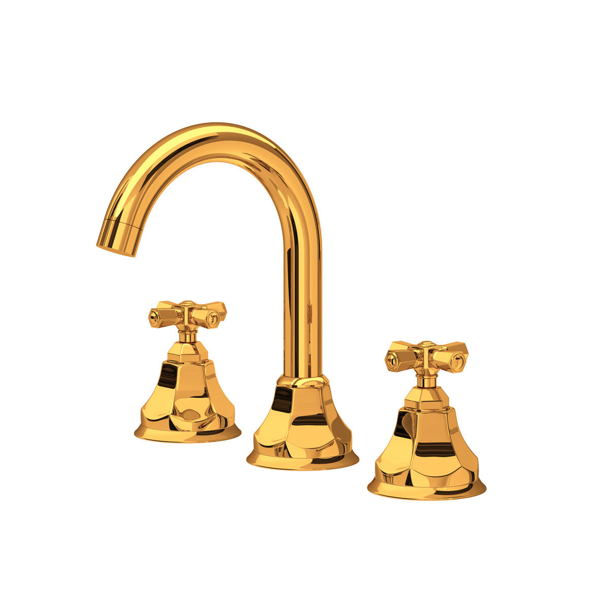 Rohl Palladian Widespread Lavatory Faucet with C-Spout