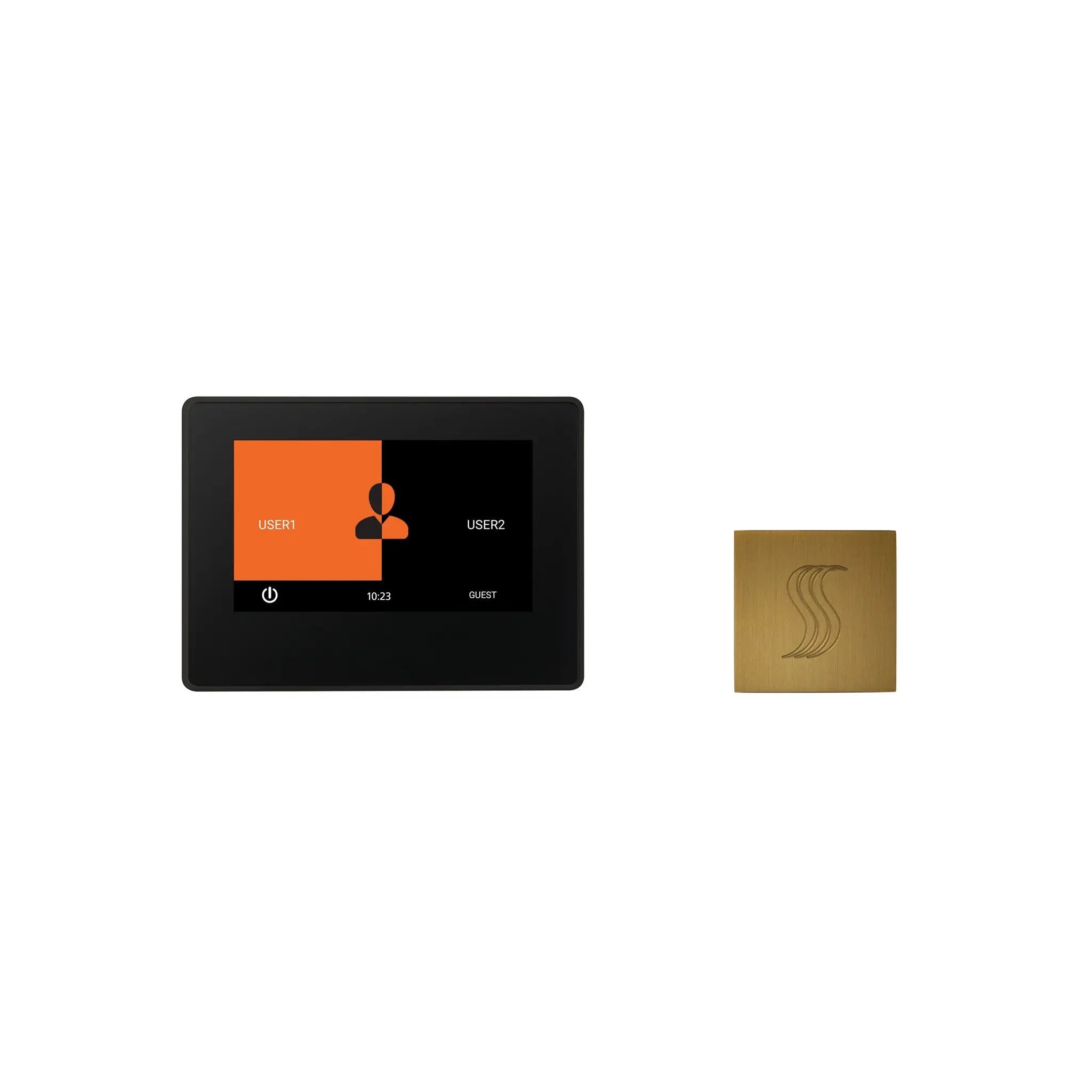 Thermasol ThermaTouch 7" Control and Steam Head Kit Square by Thermasol