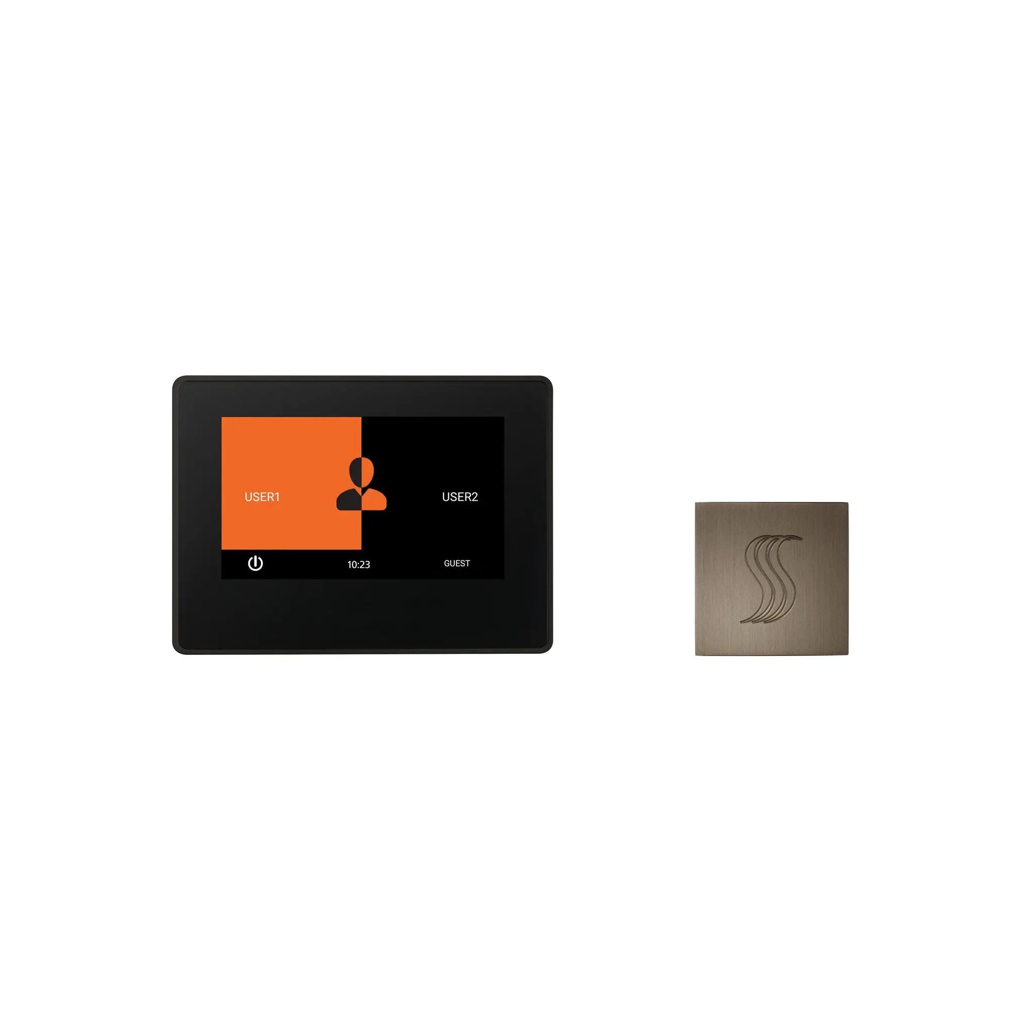 Thermasol ThermaTouch 7" Control and Steam Head Kit Square by Thermasol